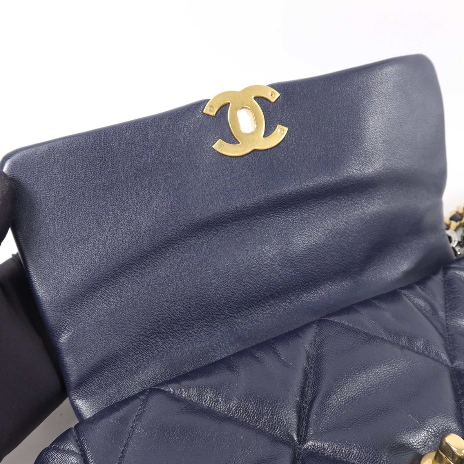 CHANEL 羊皮皮革Chanel 19 Medium手挽肩背兩用袋