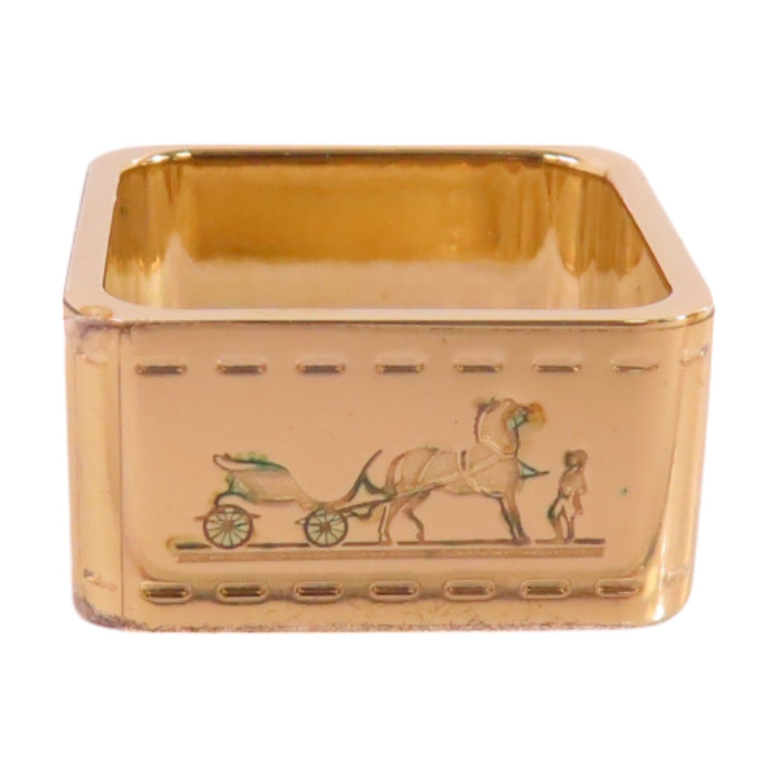 HERMES 黄銅Bolduc Scarf 90 Ring絲巾扣