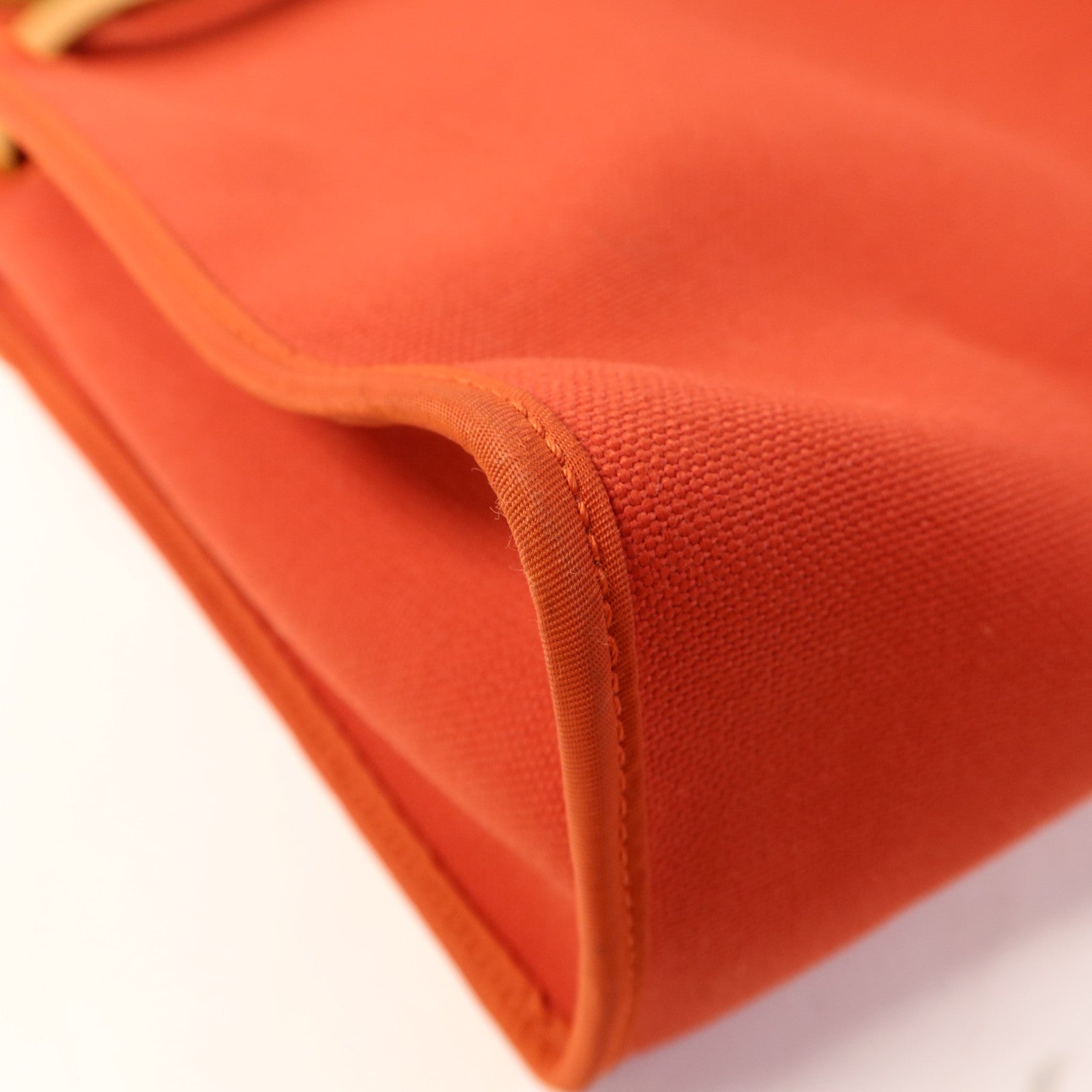 HERMES 【激減優惠】帆布Herbag PM銀扣手挽肩背兩用袋