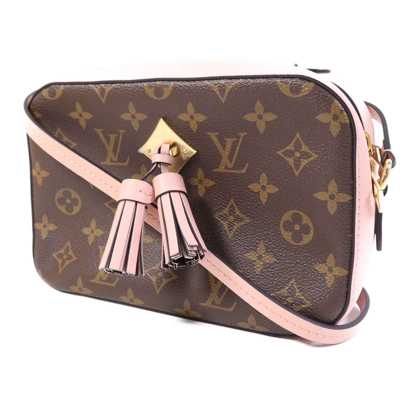 LOUIS VUITTON Monogram Saintonge金扣肩背袋