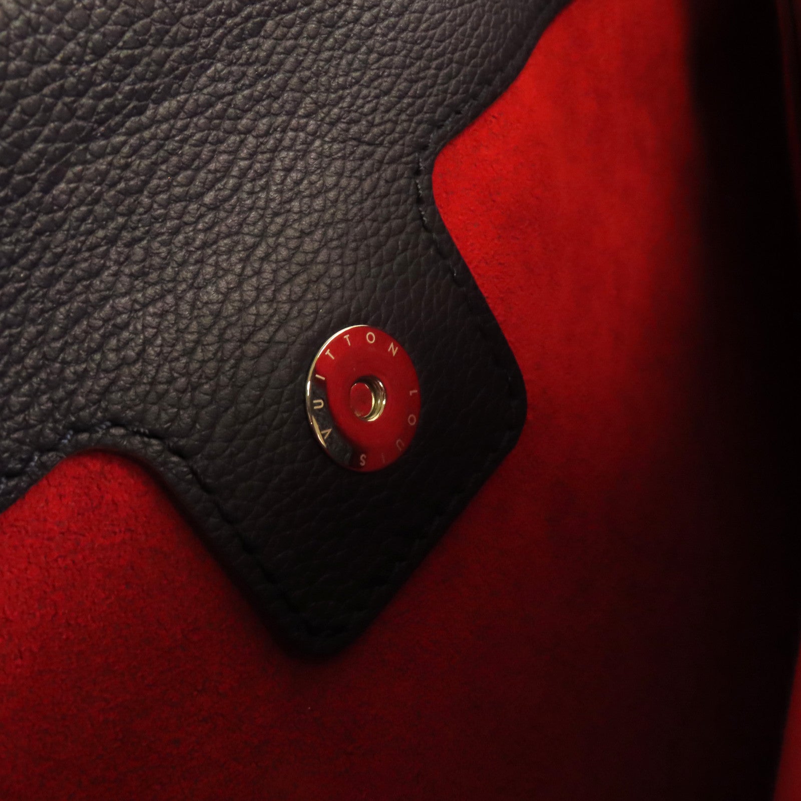 LOUIS VUITTON 【激減優惠】牛皮皮革Lockme銀扣手挽肩背兩用袋手挽肩背兩用袋/紅色