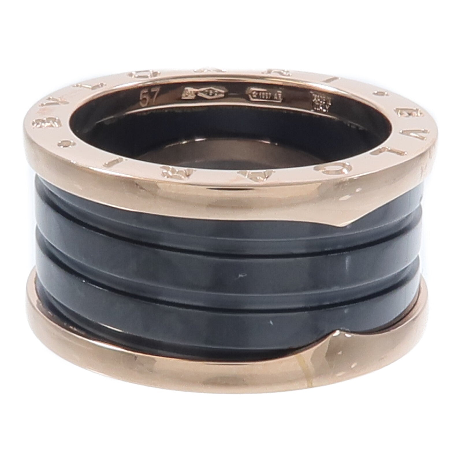 BVLGARI 18K玫瑰金B.zero1 Ring戒指