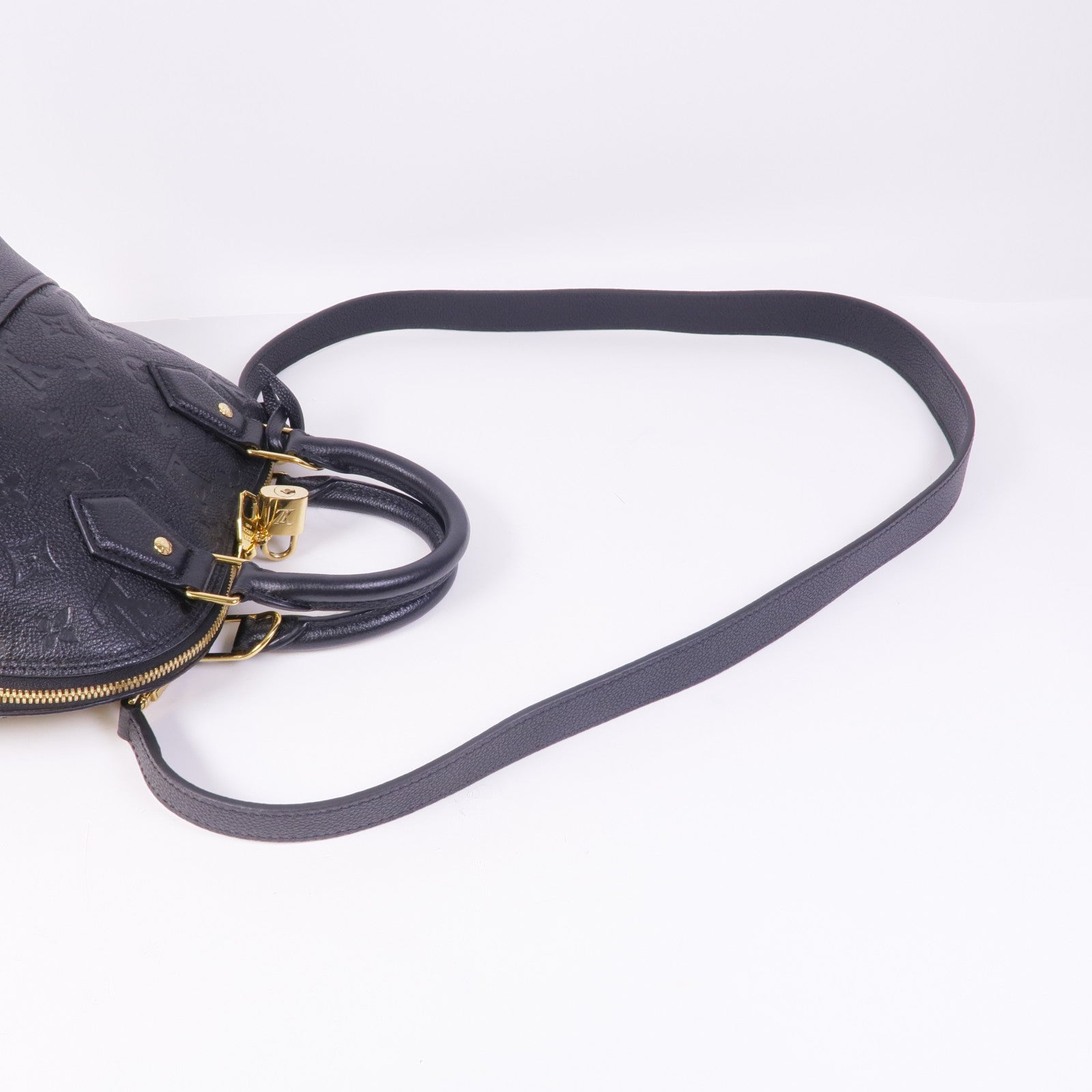 LOUIS VUITTON Monogram Empreinte Neo Alma BB金扣手挽肩背兩用袋