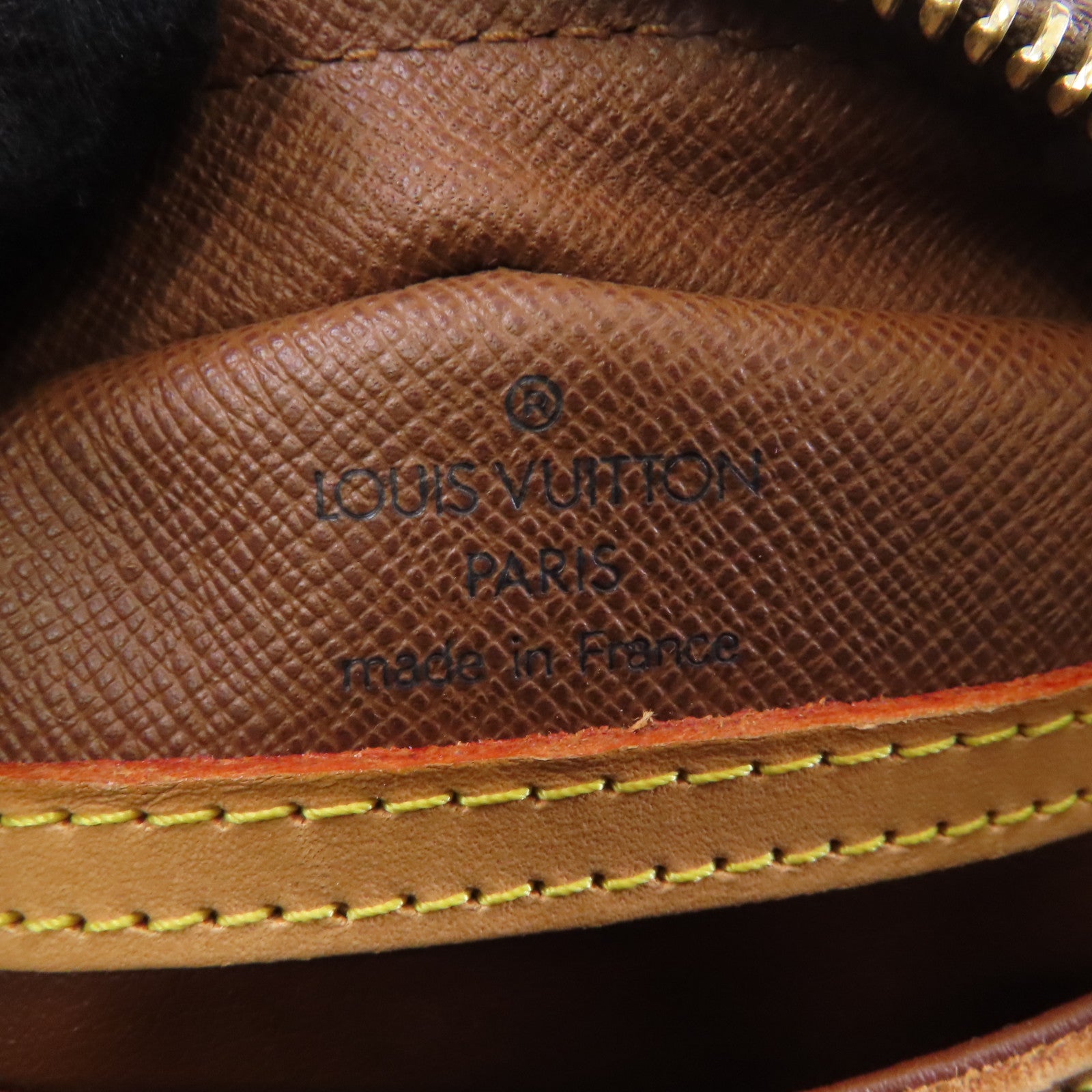 LOUIS VUITTON Monogram Blois Bag金扣肩背袋棕色
