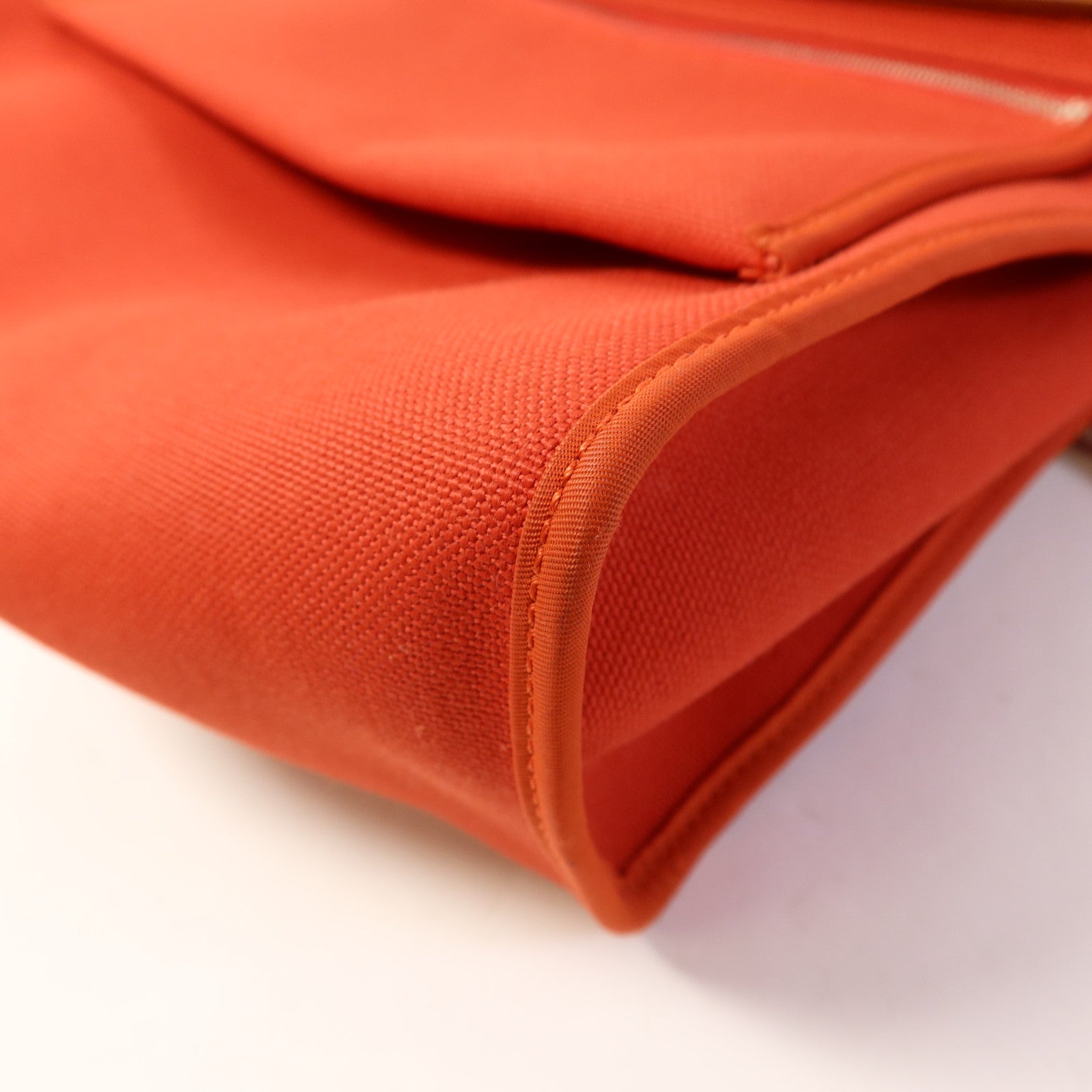 HERMES 帆布Herbag PM銀扣手挽肩背兩用袋