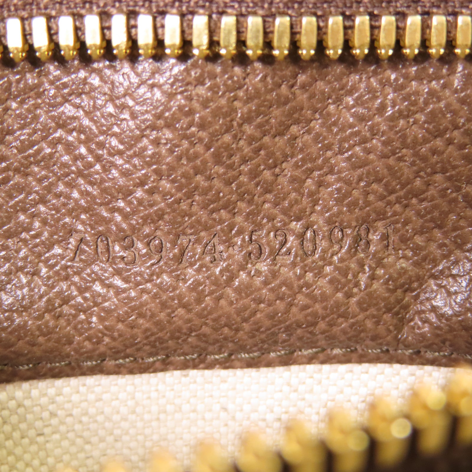 GUCCI GHW Jumbo GG Tote Bag 2way Shoulder Bag 703974 Canvas Brown