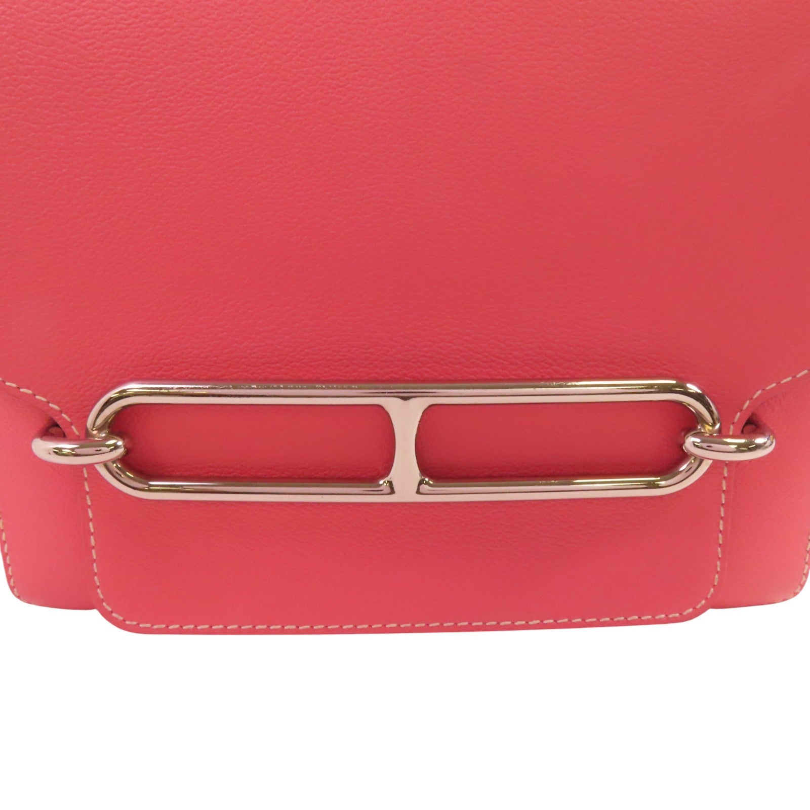 HERMES Evercolor皮革Roulis 23銀扣肩背袋