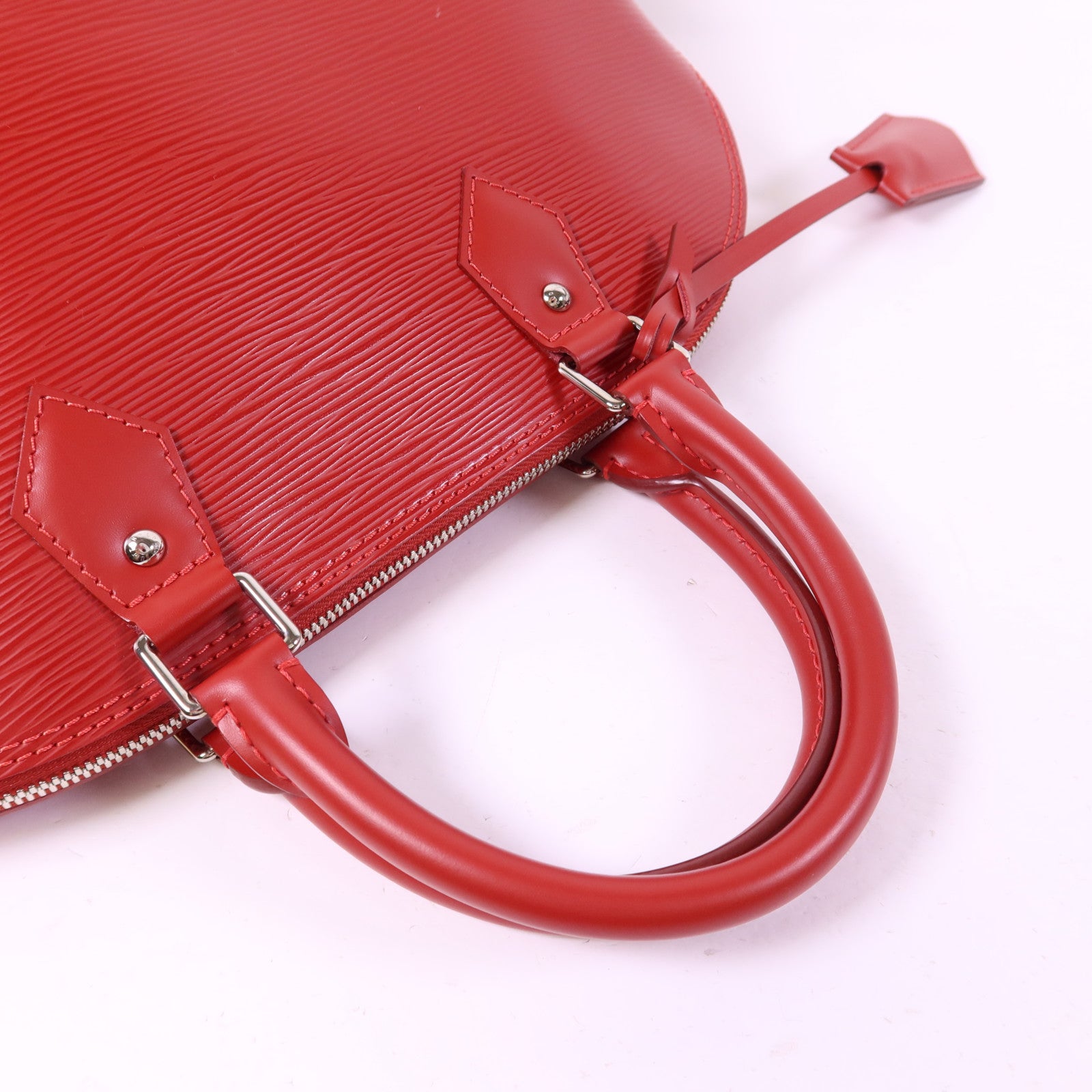 LOUIS VUITTON Epi Alma MM銀扣手挽袋