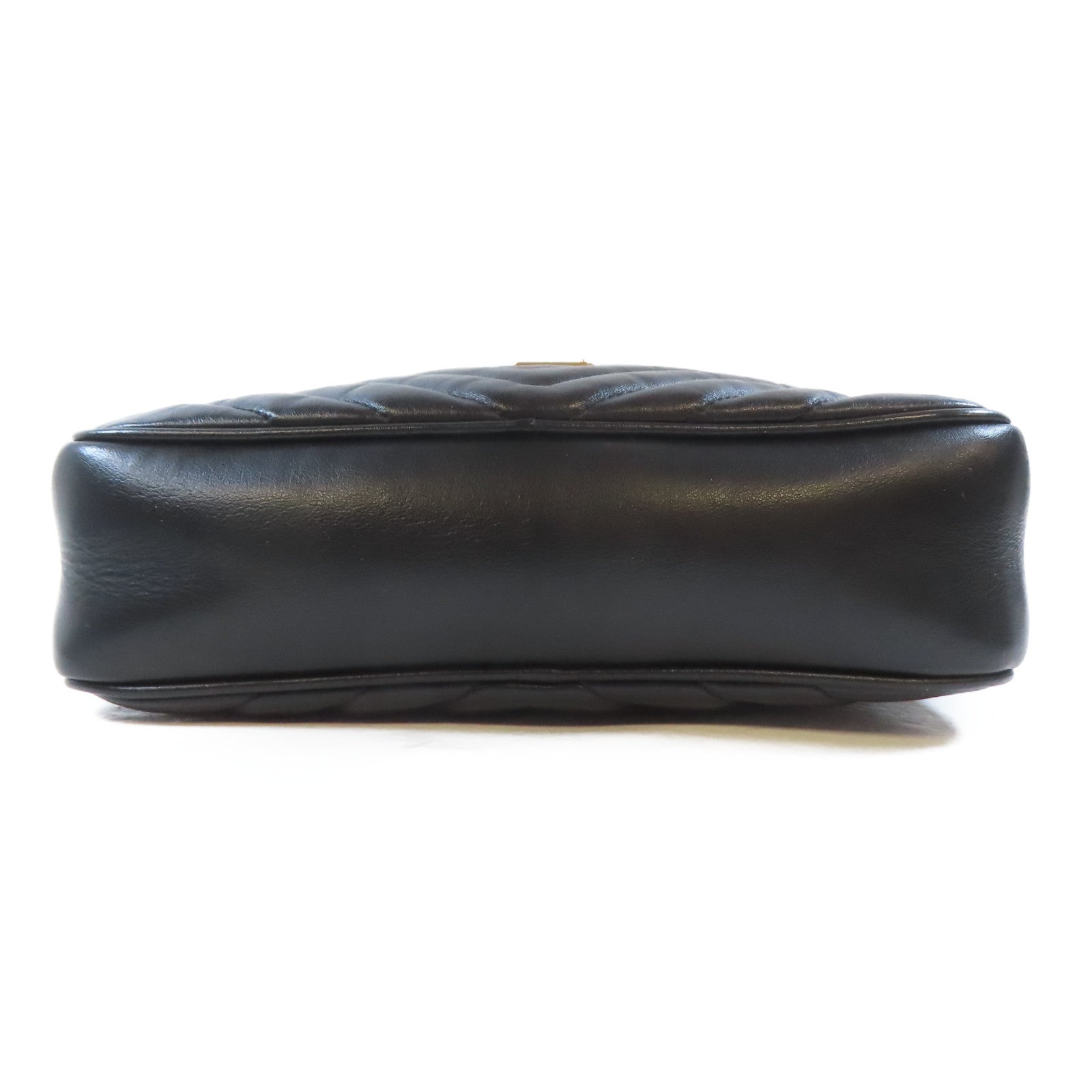 SAINT LAURENT 牛皮皮革Lou Camera Bag金扣肩背袋黑色