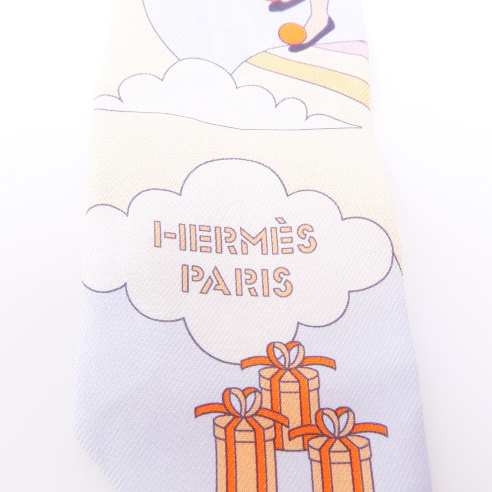 HERMES 絲質Twilly絲巾