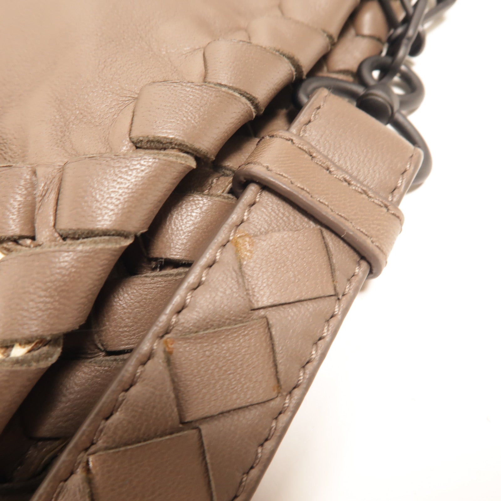 BOTTEGA VENETA 羊皮皮革/蛇皮皮革Tote Bag手挽肩背兩用袋