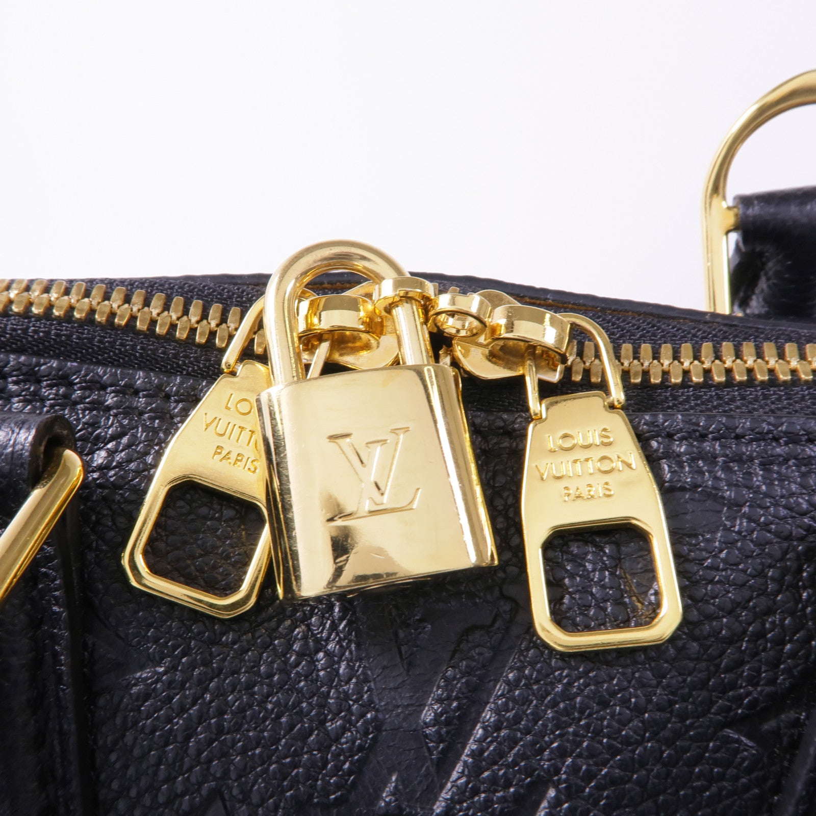 LOUIS VUITTON Monogram Empreinte Neo Alma BB金扣手挽肩背兩用袋