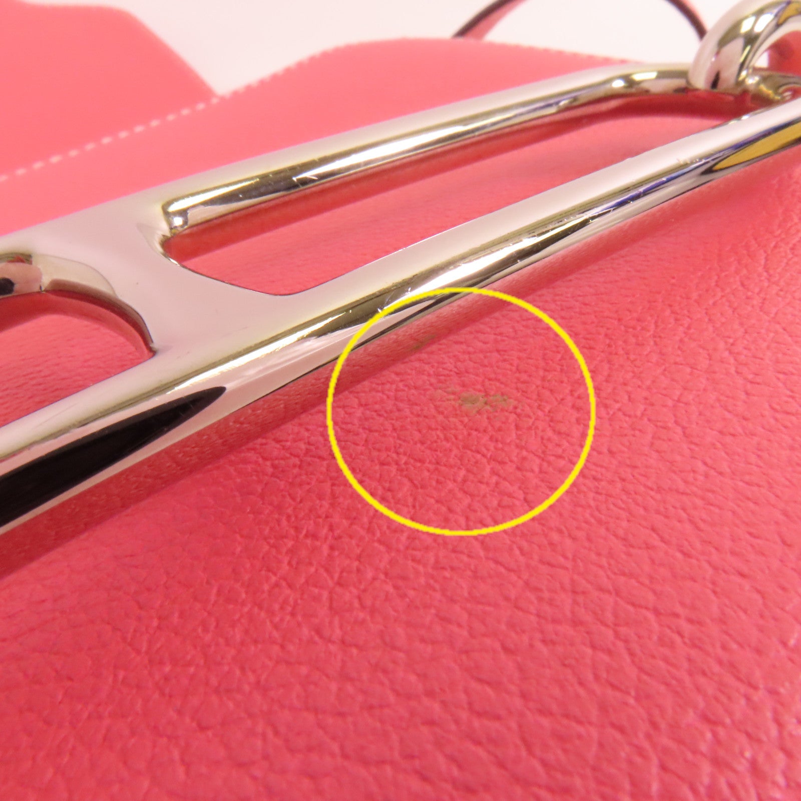 HERMES Evercolor皮革Roulis 23銀扣肩背袋