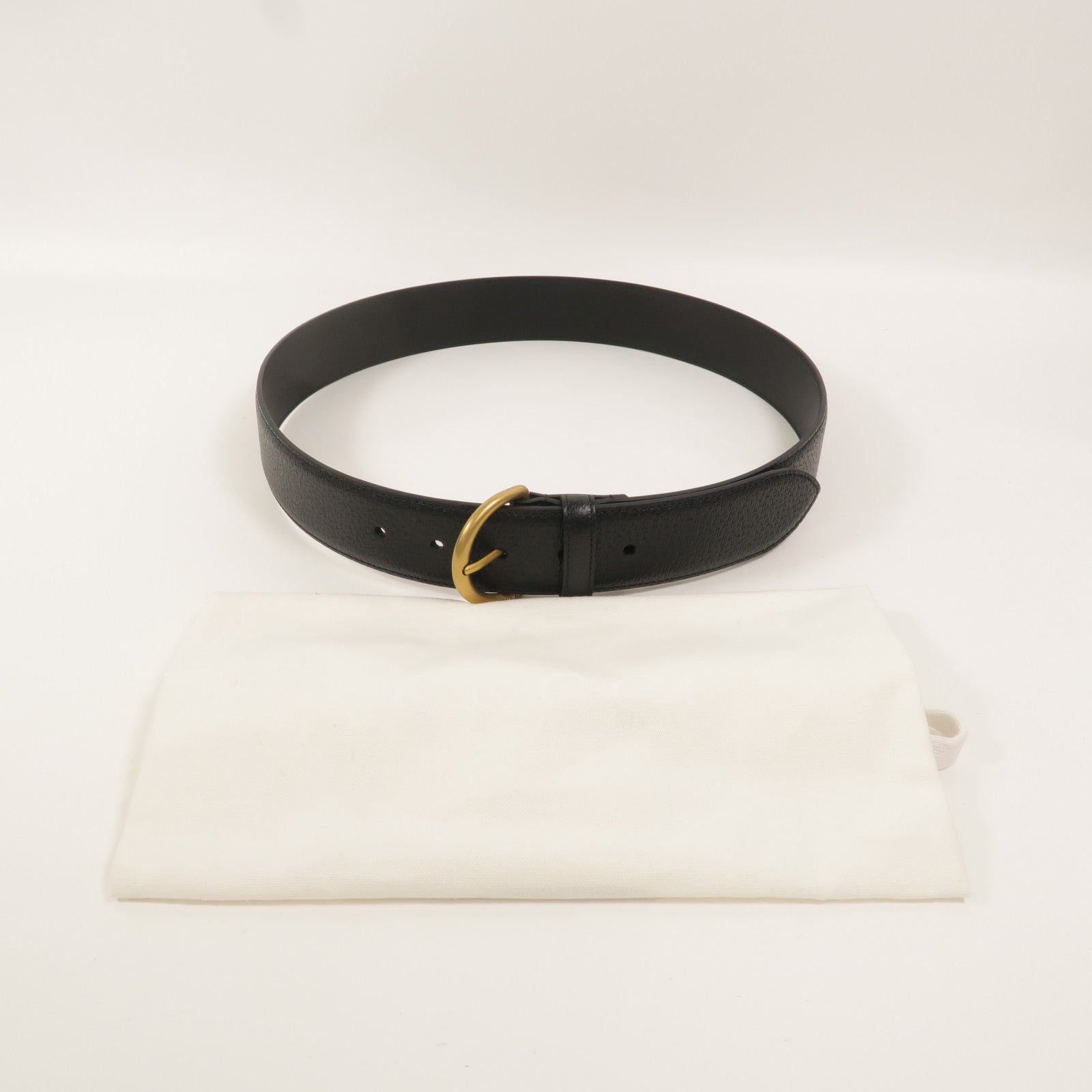 GUCCI 牛皮皮革D-Ring Belt 85cm皮帶