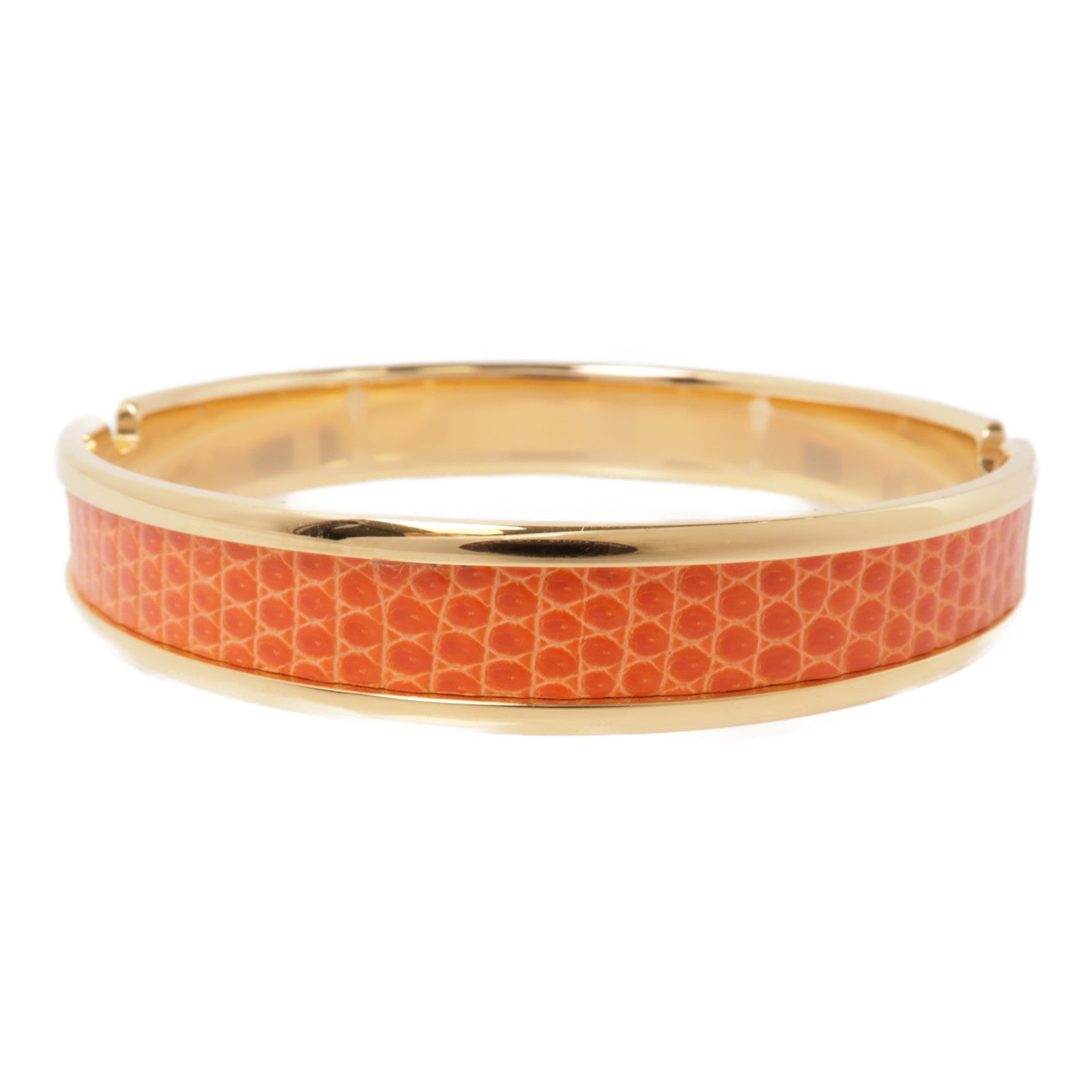 HERMES 【激減優惠】蜥蝪皮革Olympe Bracelet手鐲