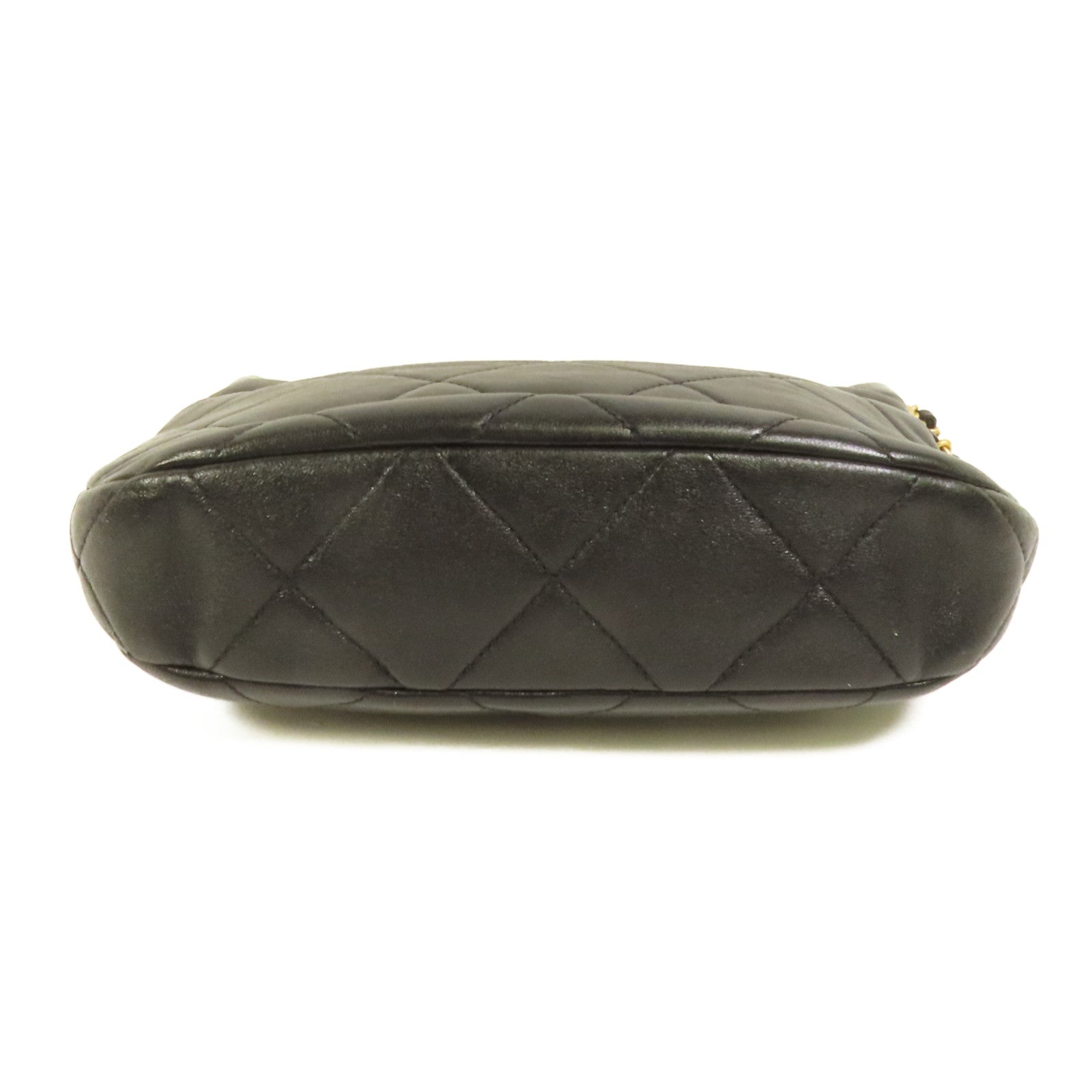CHANEL 牛皮皮革Hobo金扣肩背袋