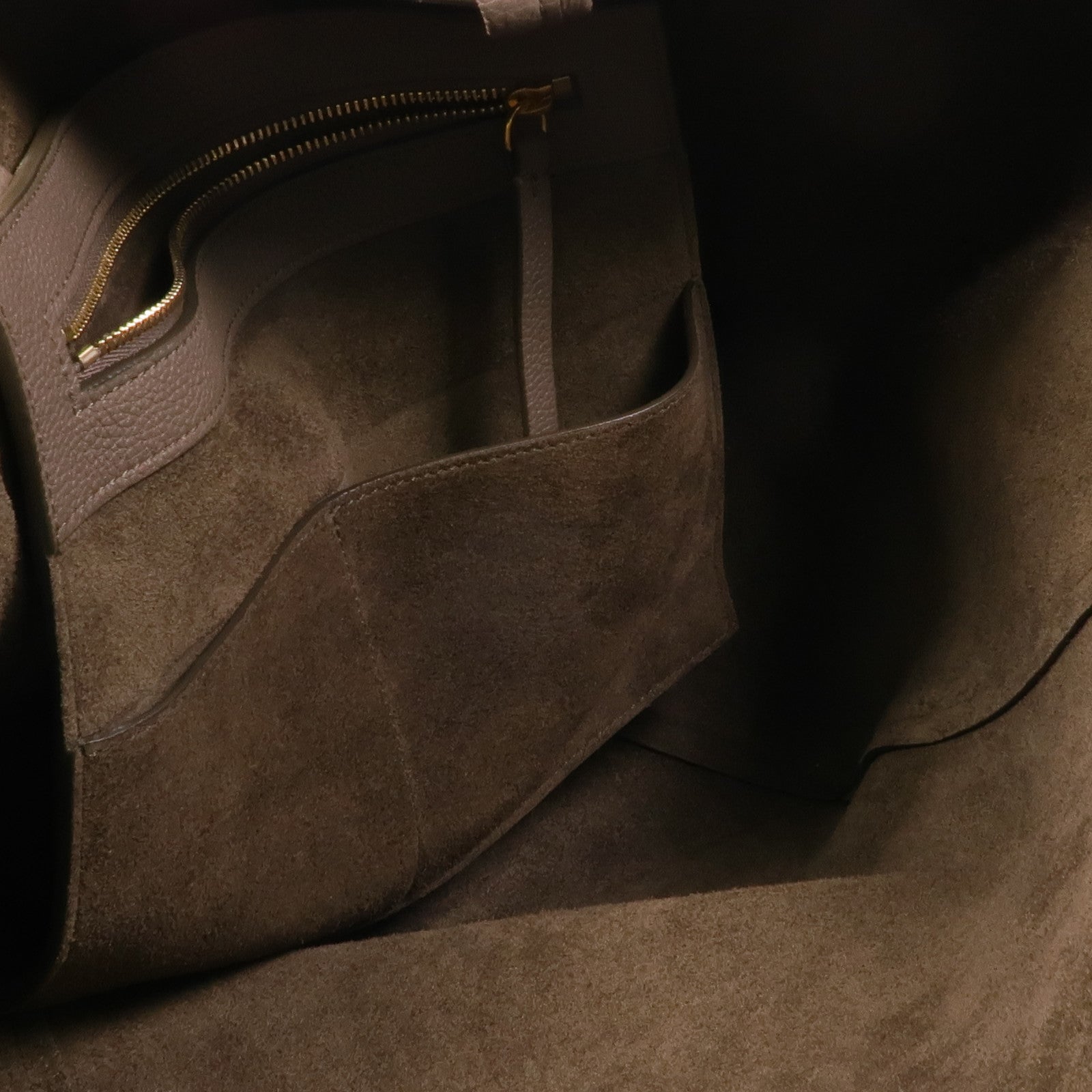 CELINE 牛皮皮革Phantom Cabas金扣手挽袋