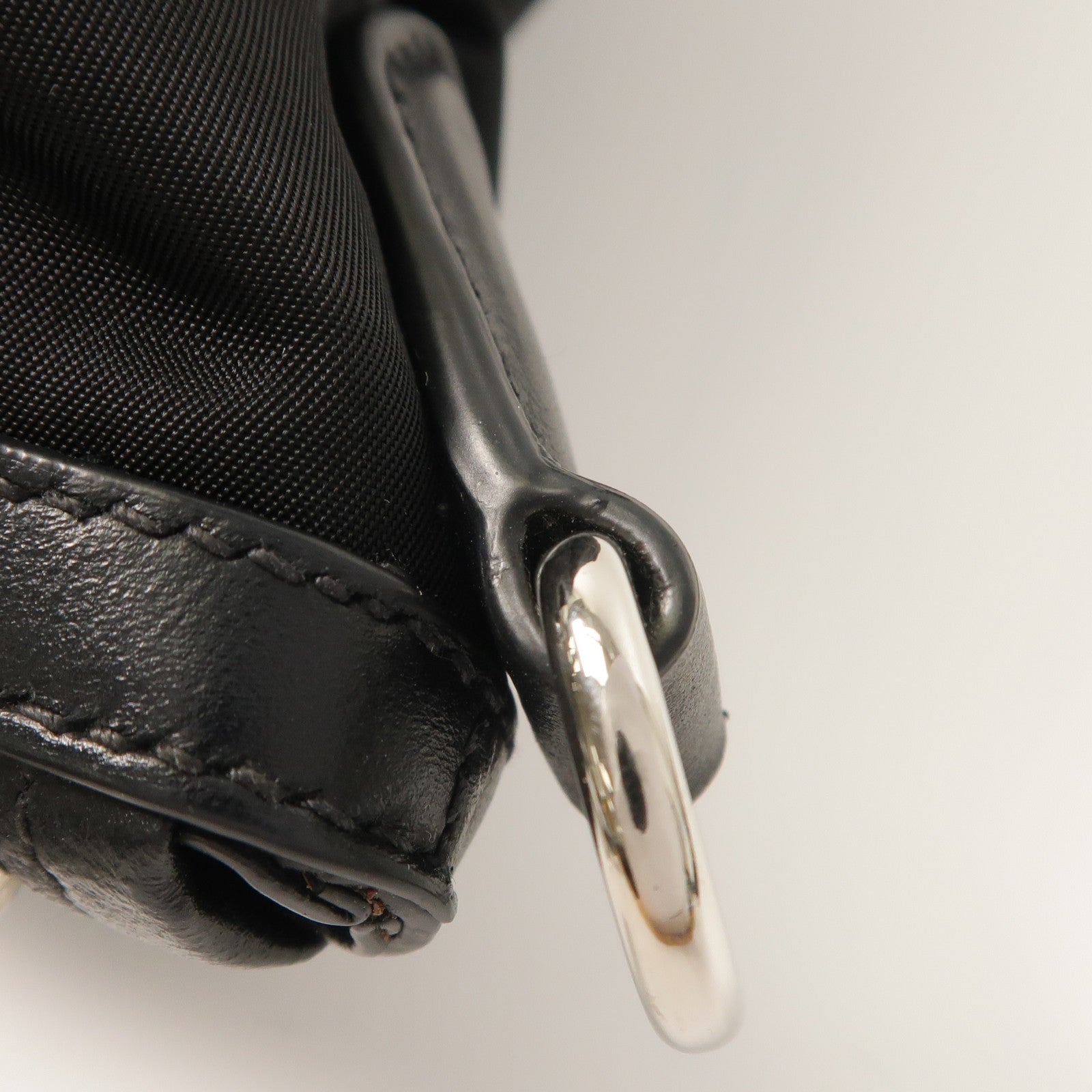 PRADA 尼龍2 Way Shoulder Bag銀扣手挽肩背兩用袋