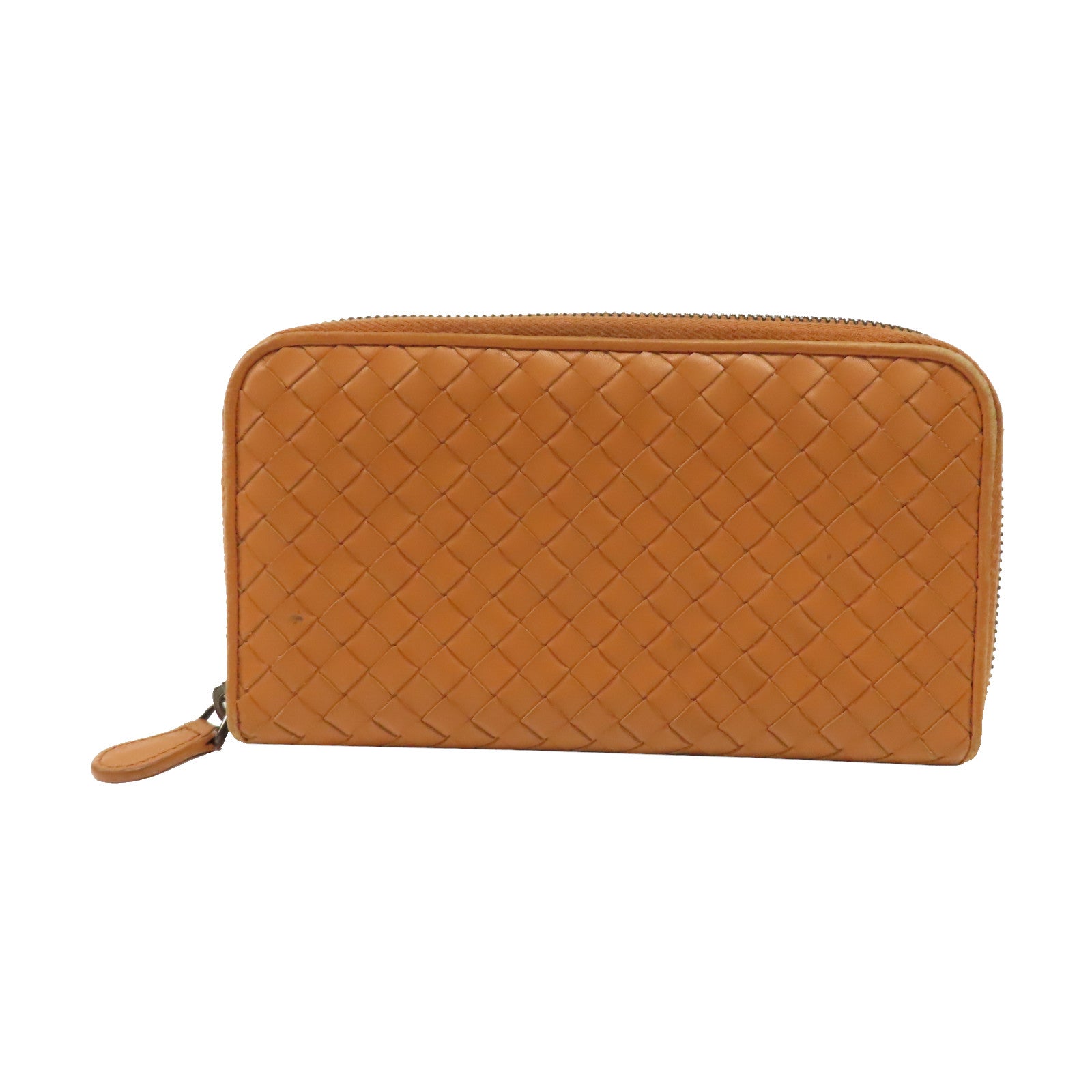 BOTTEGA VENETA 【激減優惠】織紋皮革Long Wallet長錢包啡色