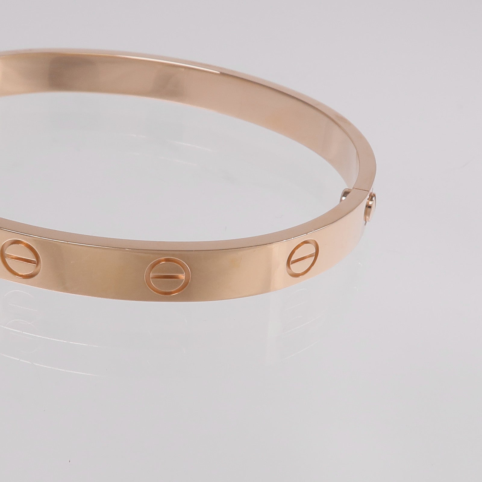 CARTIER 18K玫瑰金Love Bracelet手鐲