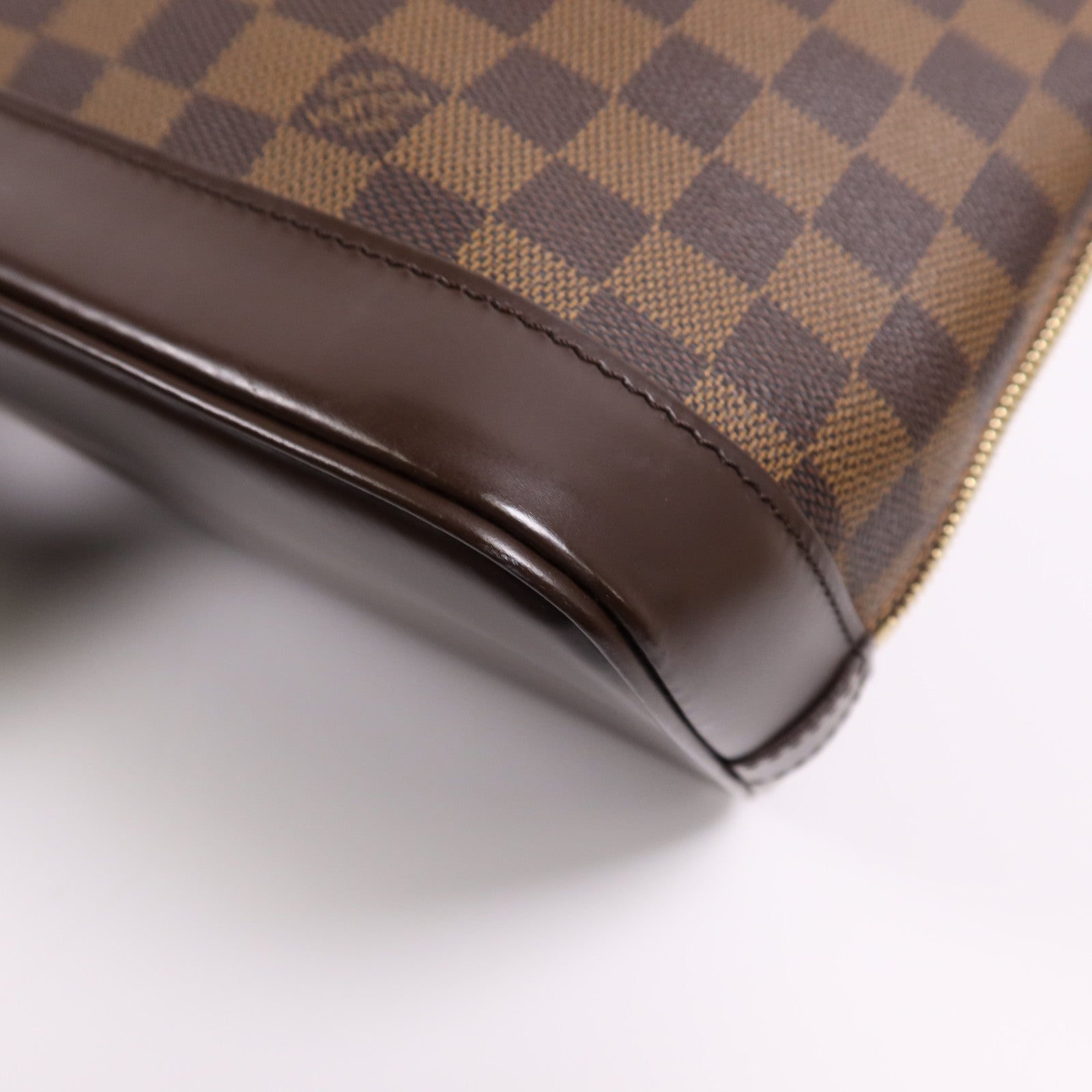 LOUIS VUITTON Damier Alma金扣手挽袋