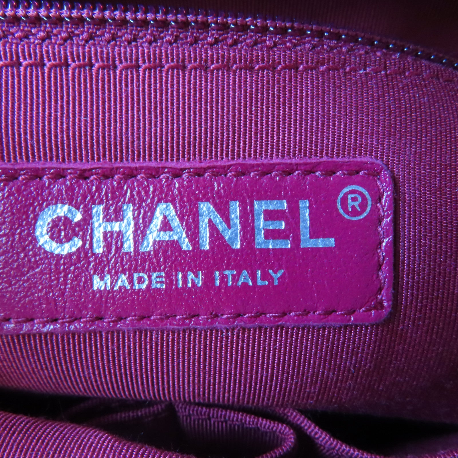 CHANEL 【激減優惠】菱格牛皮皮革Gabrielle金扣/銀扣鏈帶肩背袋杏色/黑色