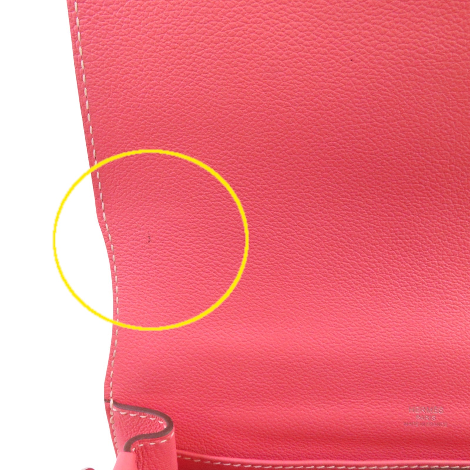 HERMES Evercolor皮革Roulis 23銀扣肩背袋