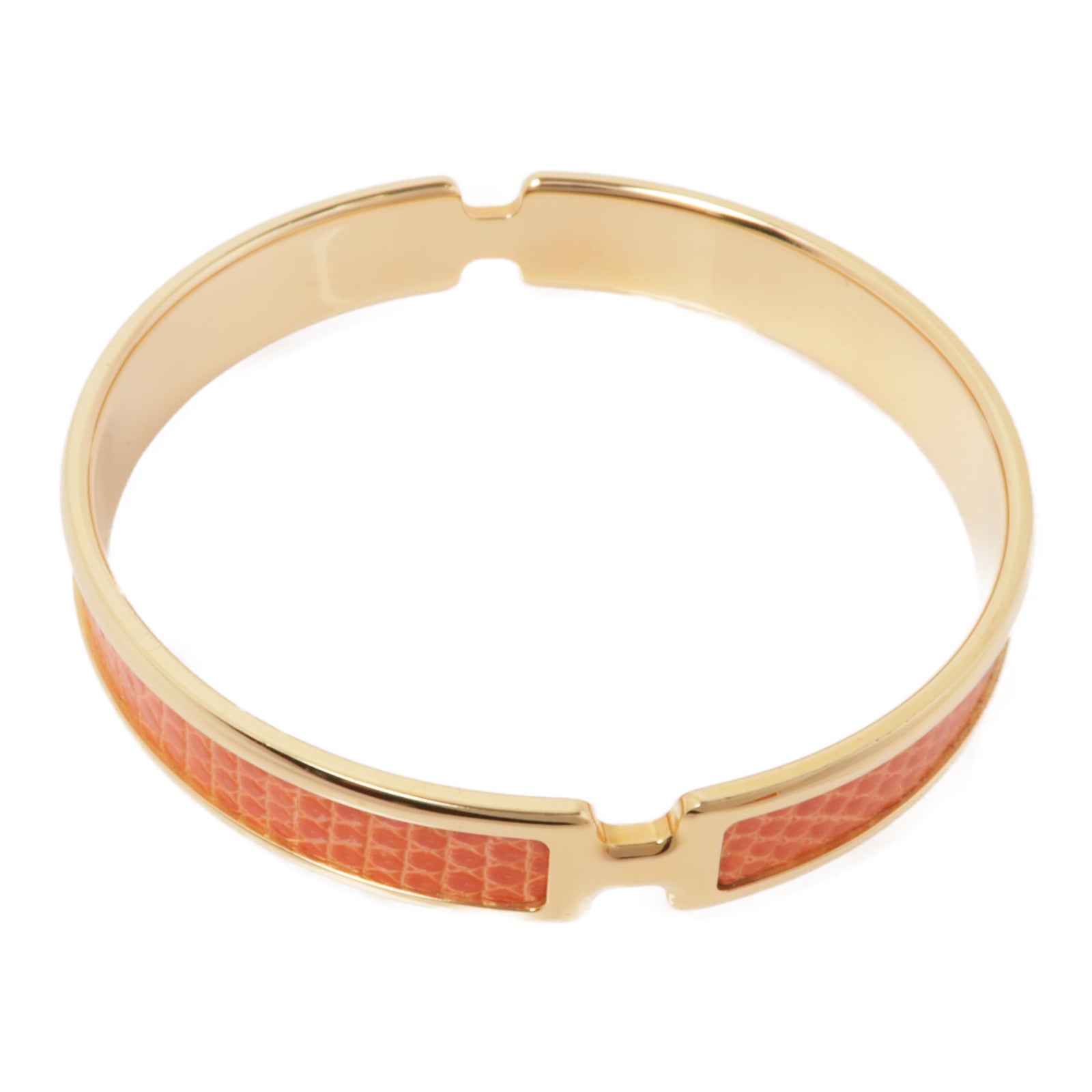 HERMES 【激減優惠】蜥蝪皮革Olympe Bracelet手鐲