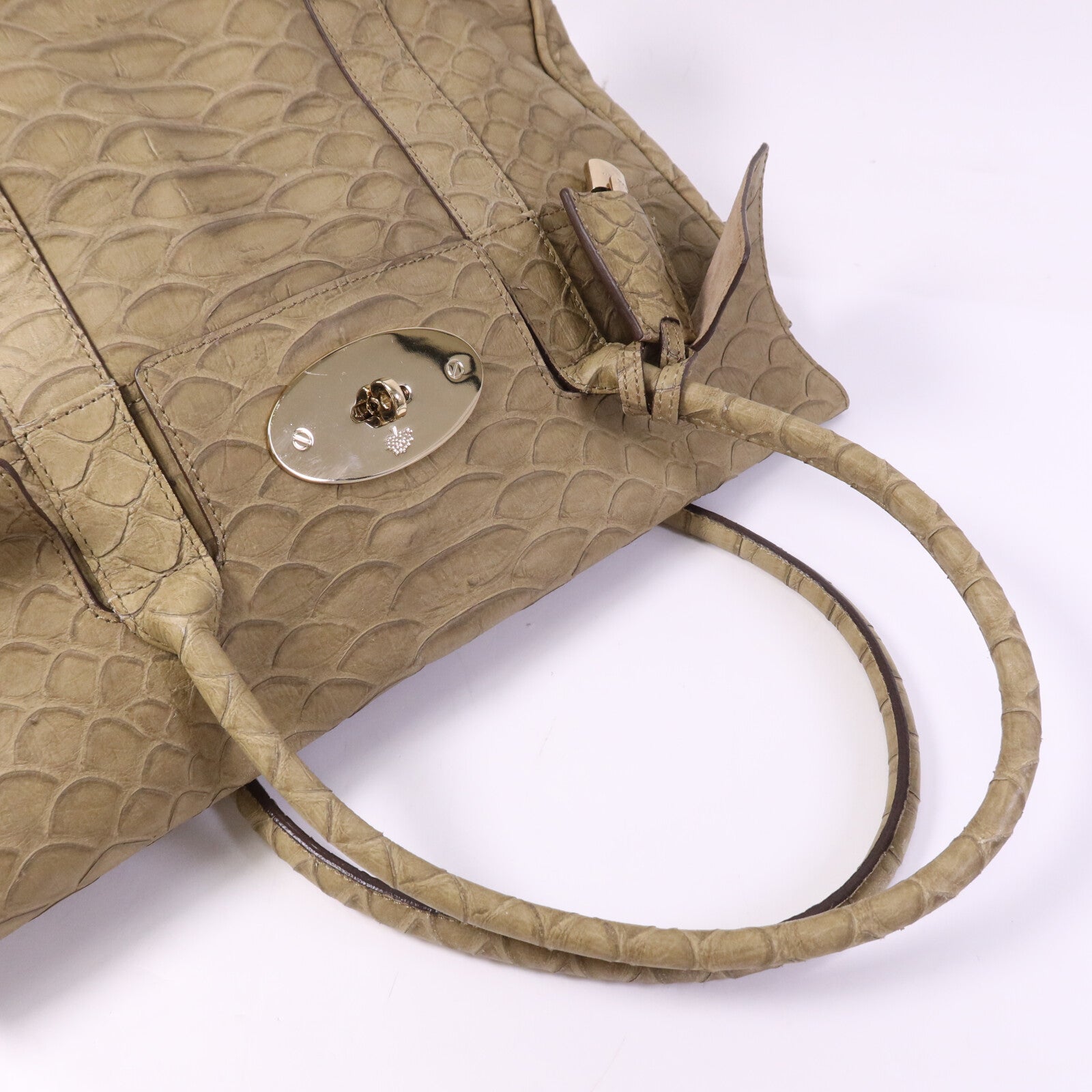 MULBERRY 牛皮皮革Bayswater金扣手挽袋