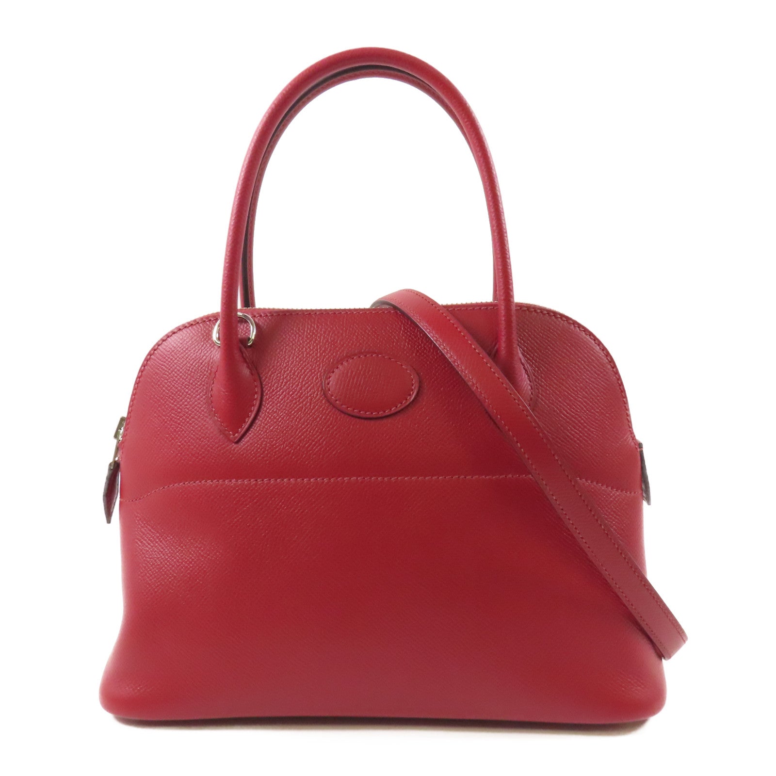 HERMES Epsom皮革Bolide 27銀扣手挽肩背兩用袋