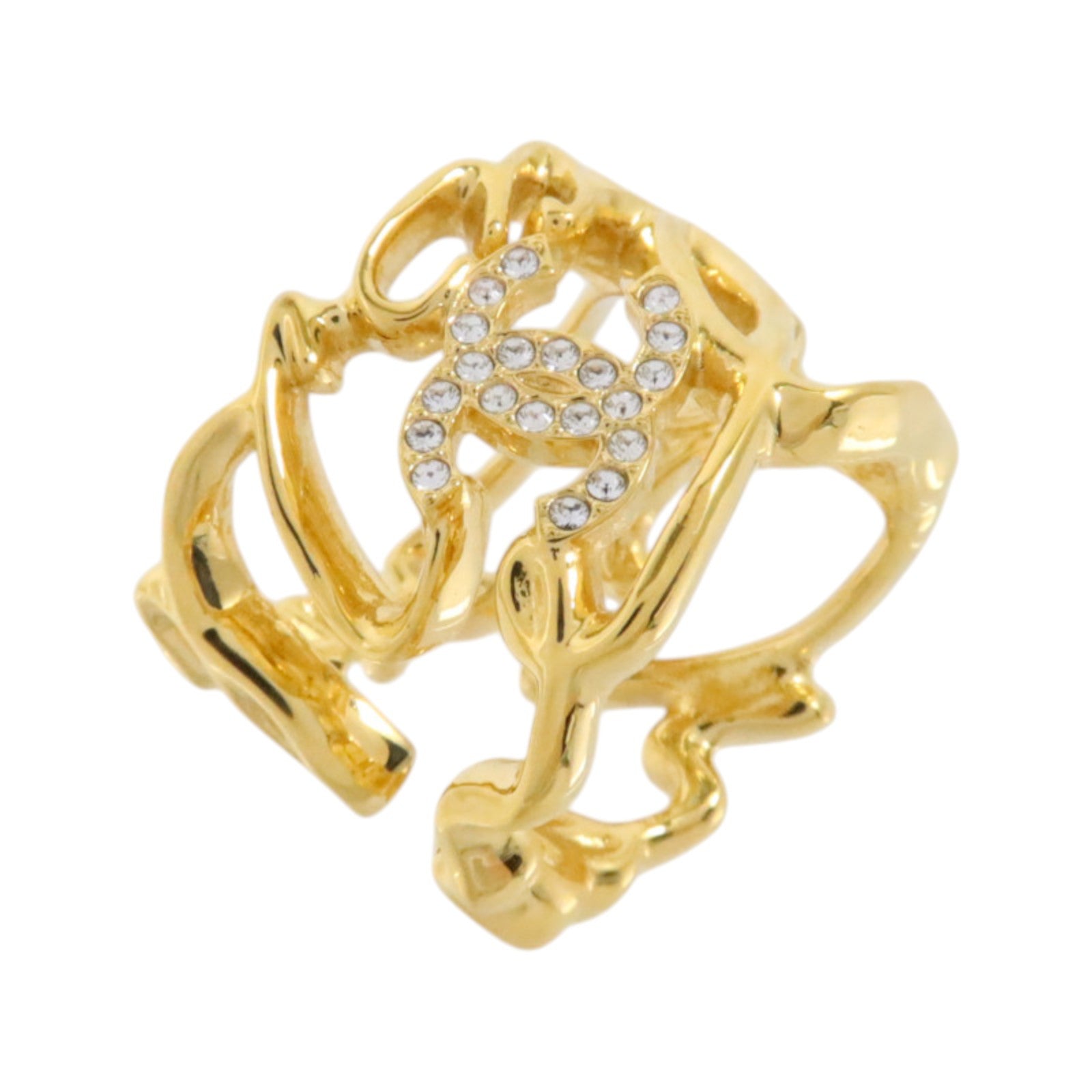 CHANEL 金屬Co Co Mark Ring戒指