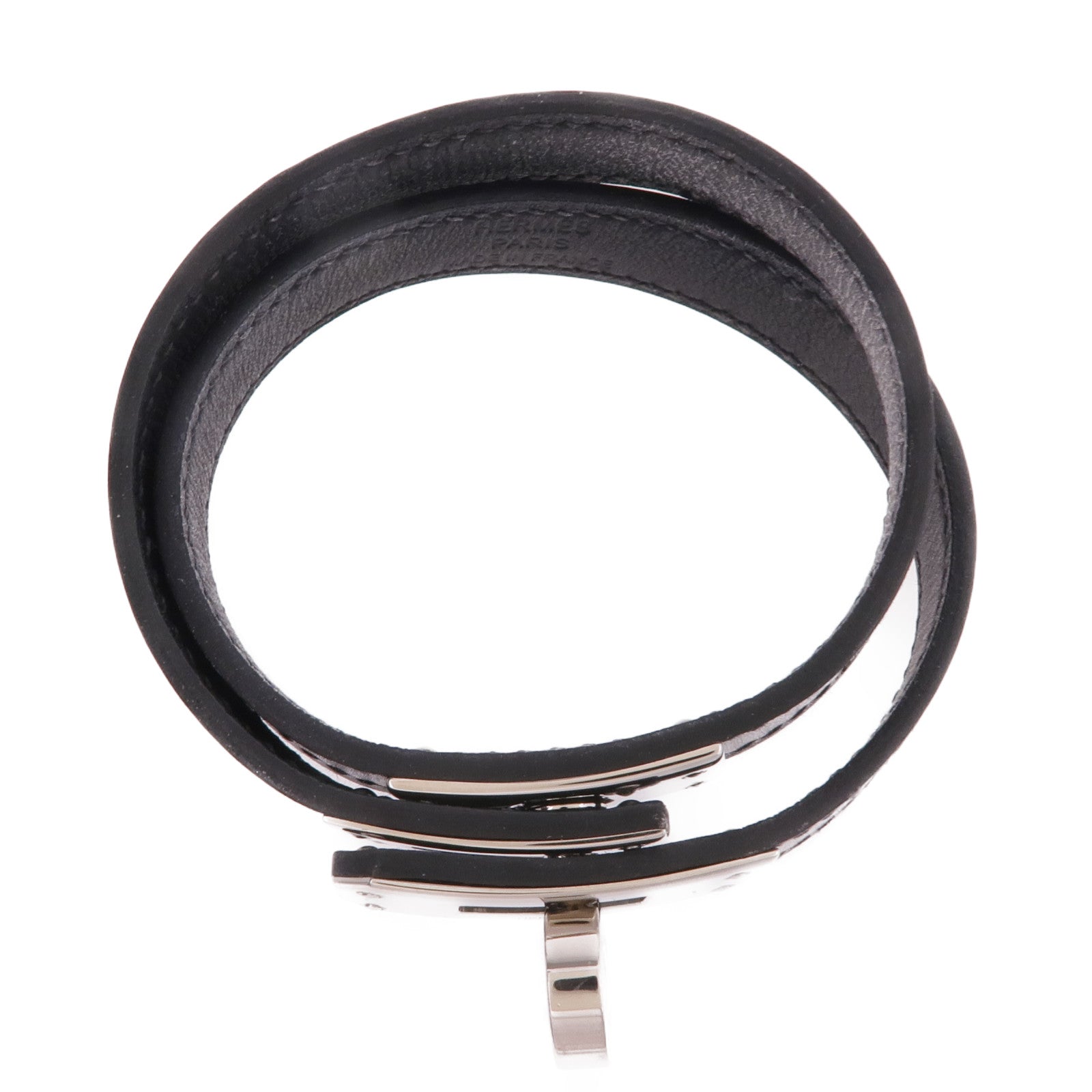 HERMES Box Calf皮革Kelly Double Tour Bracelet手鏈