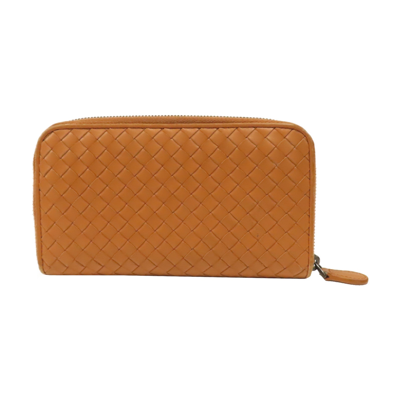 BOTTEGA VENETA 【激減優惠】織紋皮革Long Wallet長錢包啡色