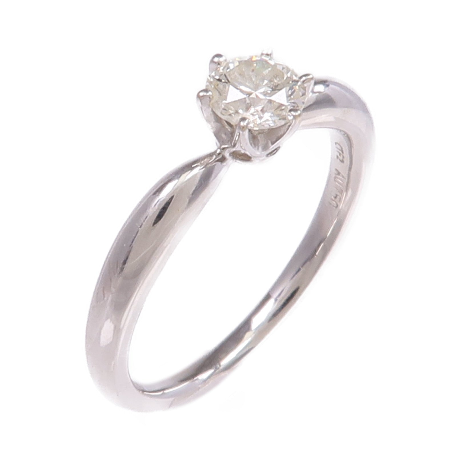 JEWELRY 18K白金Diamond Ring鑽石戒指US#4.75