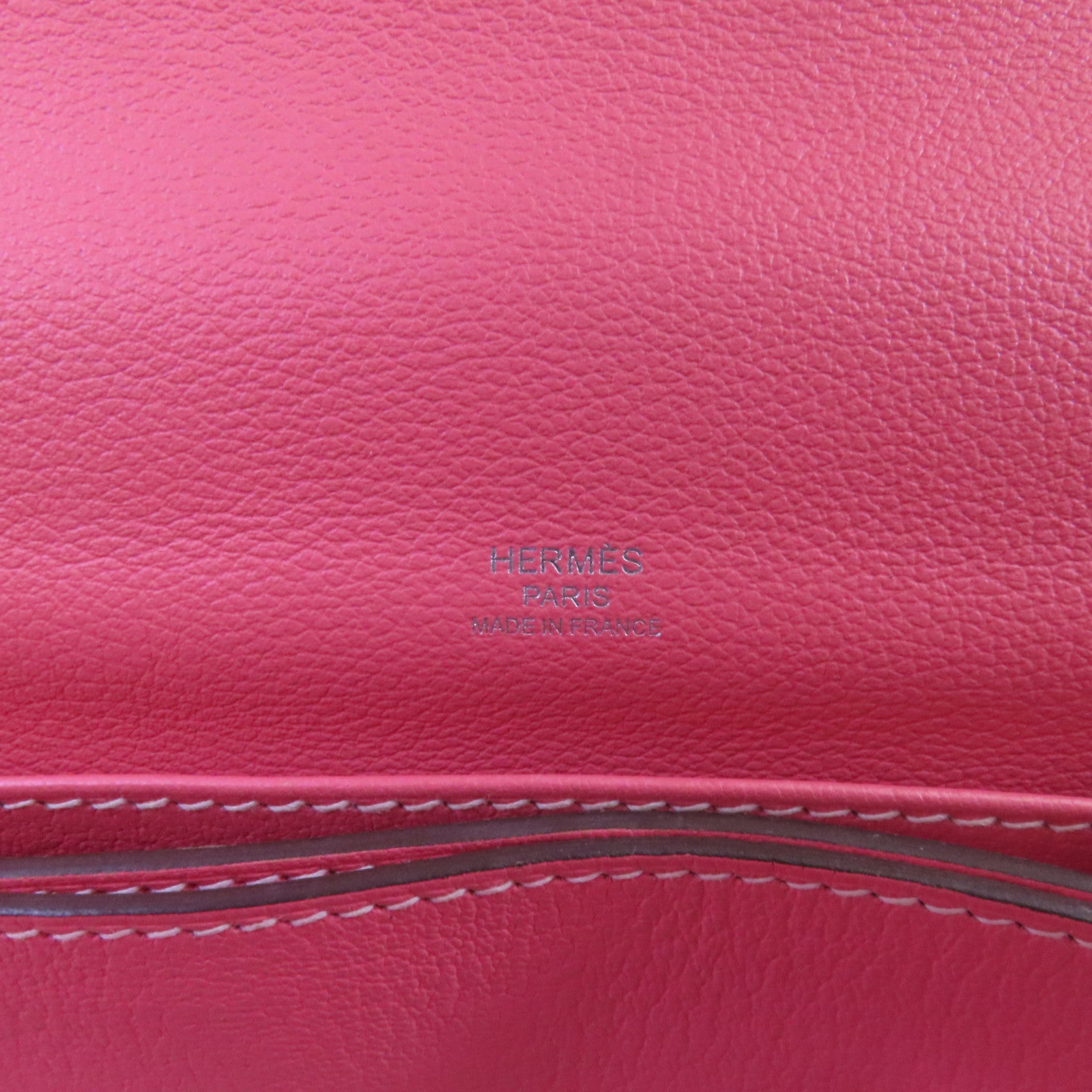 HERMES Evercolor皮革Roulis 23銀扣肩背袋