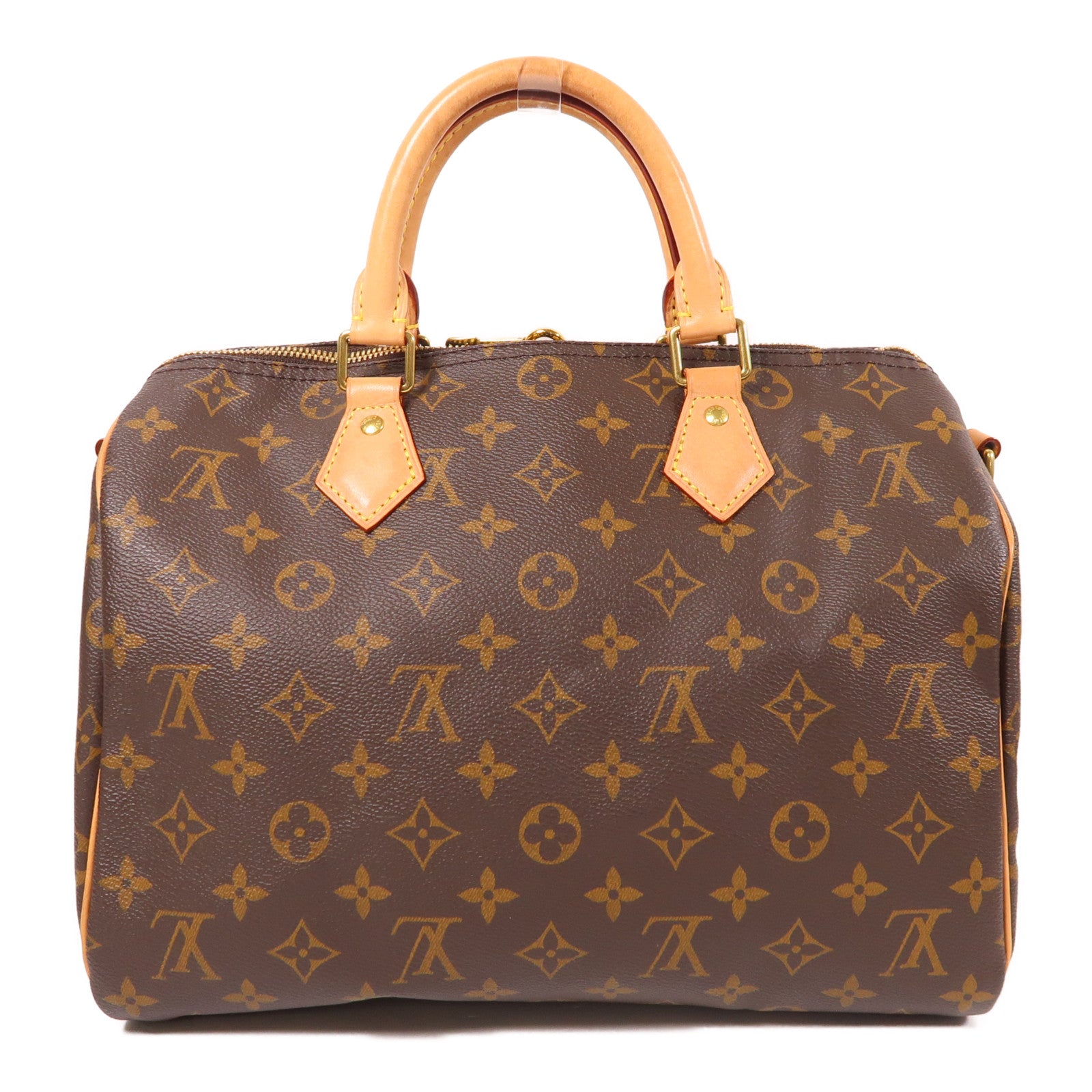 LOUIS VUITTON Monogram Speedy Bandouliere 30金扣手挽肩背兩用袋