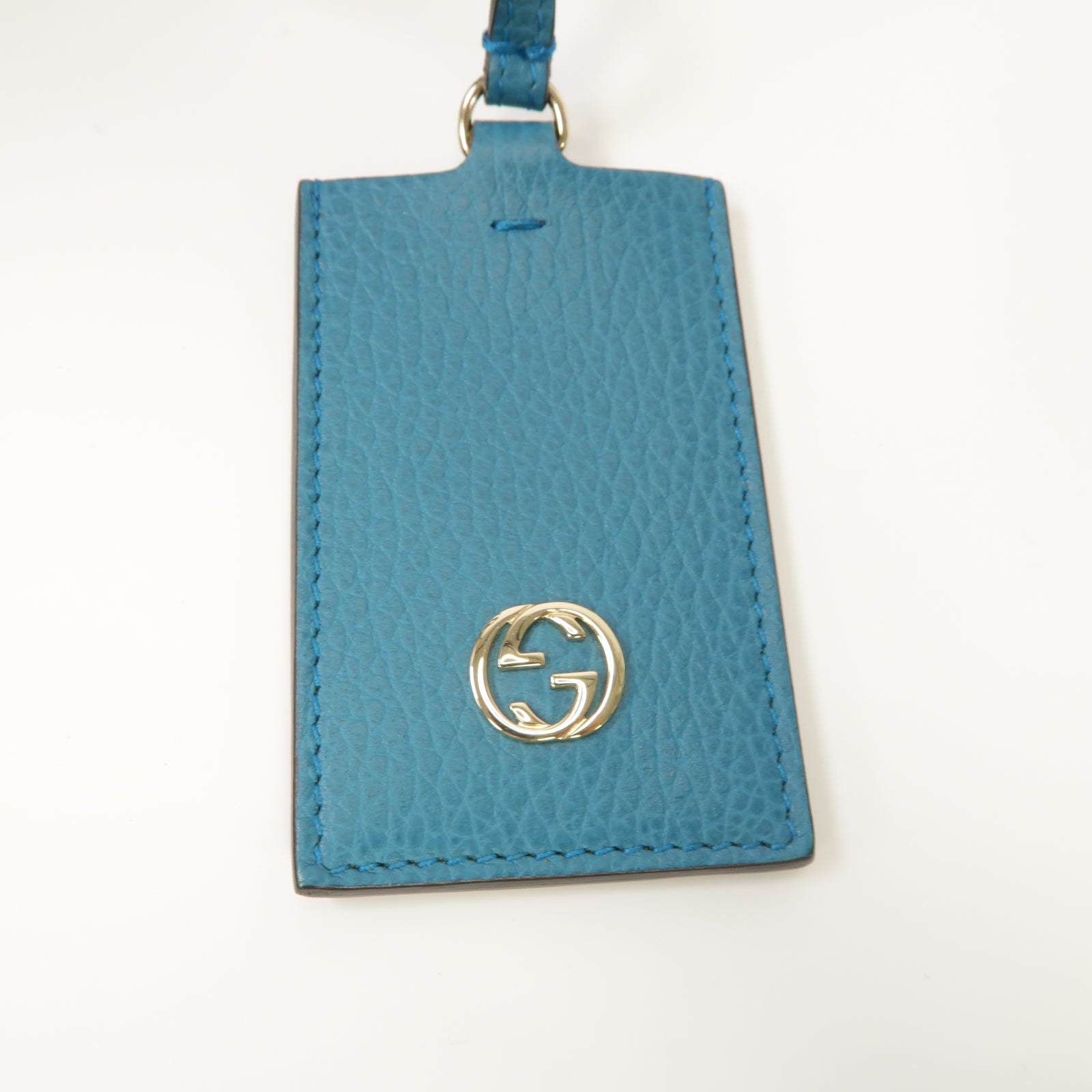 GUCCI 【激減優惠】牛皮皮革Swing Large Tote Bag金扣Tote Bag藍色