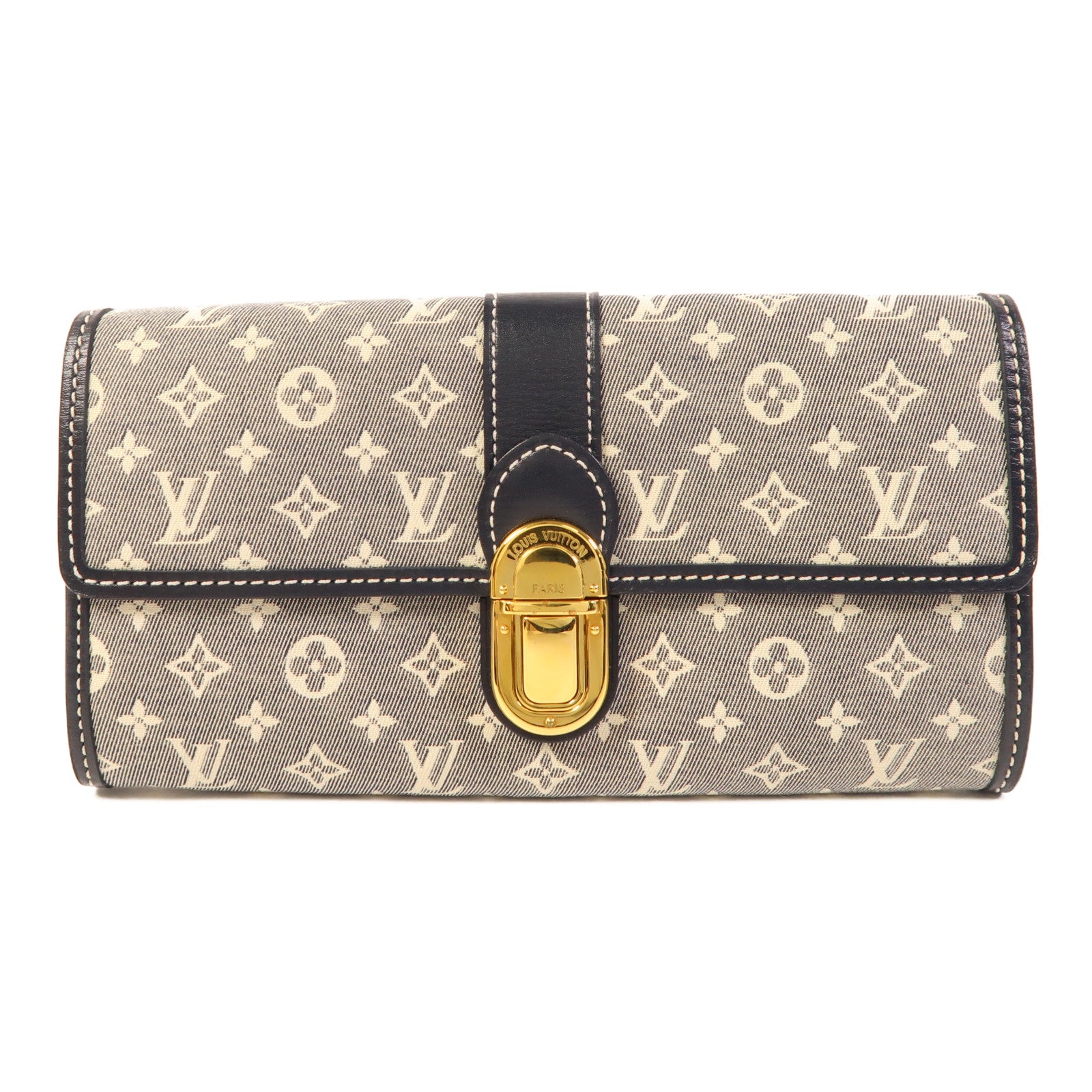LOUIS VUITTON Monogram Idylle Portefeuille Sarah金扣長錢包