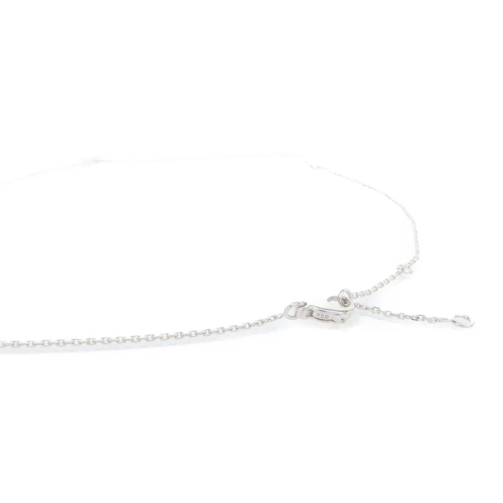 Chaumet 18K白金Diamond Jeux De Liens鑽石項鍊