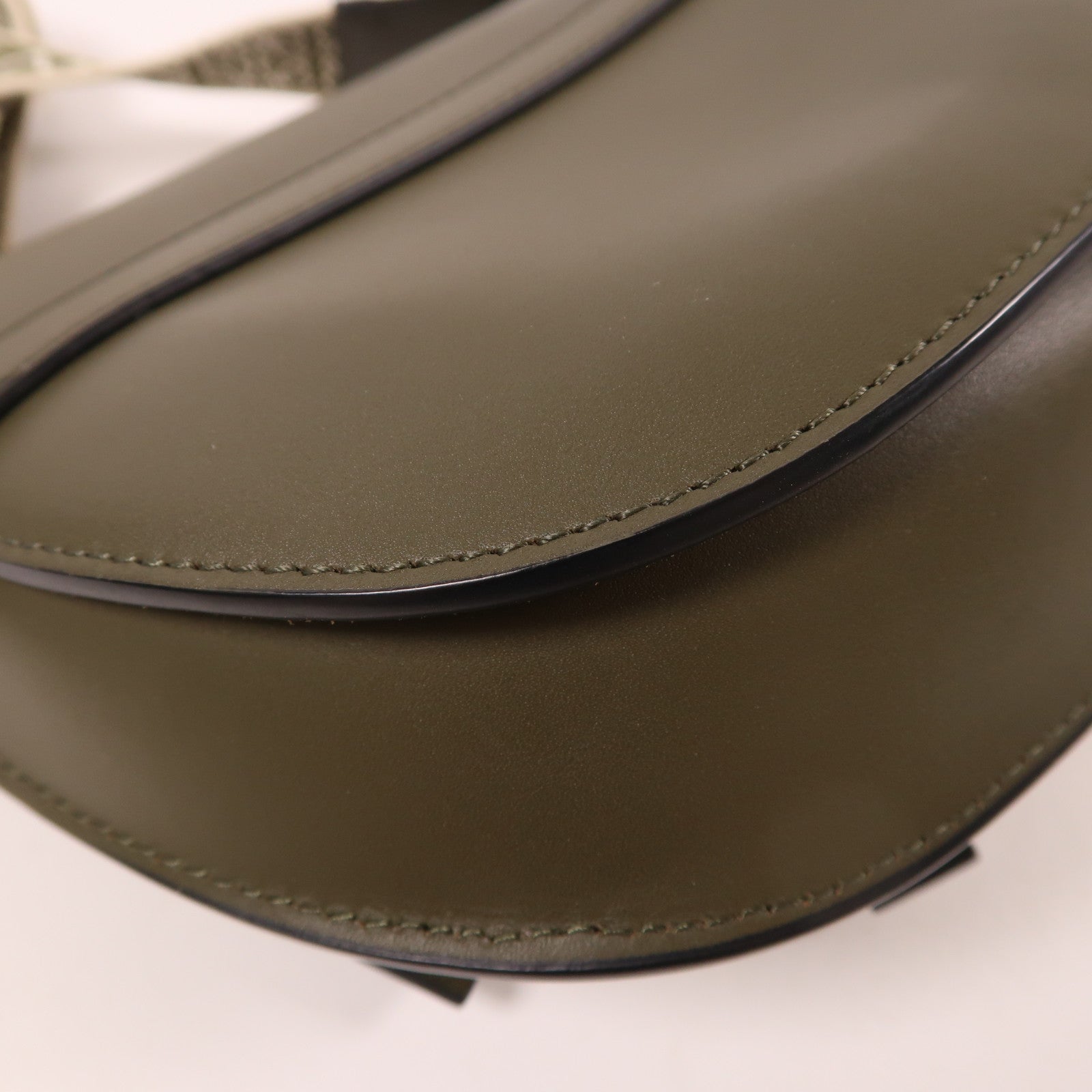 LOEWE 牛皮皮革Gate Dual金扣肩背袋墨綠色