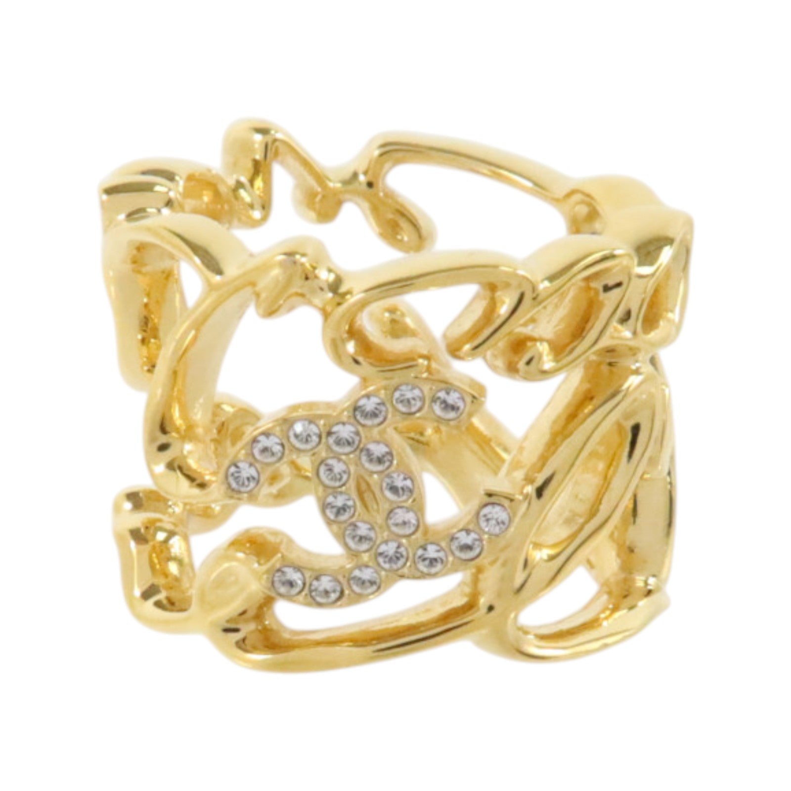 CHANEL 金屬Co Co Mark Ring戒指