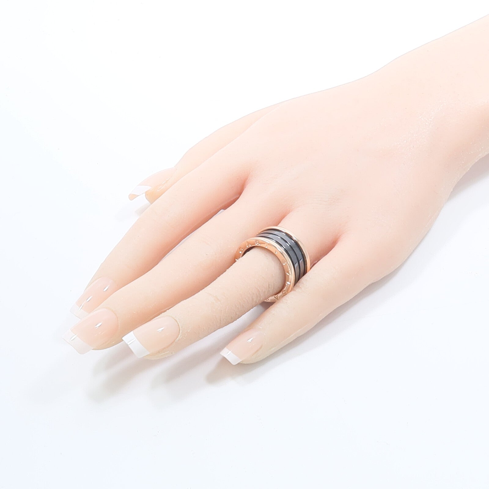 BVLGARI 18K玫瑰金B.zero1 Ring戒指