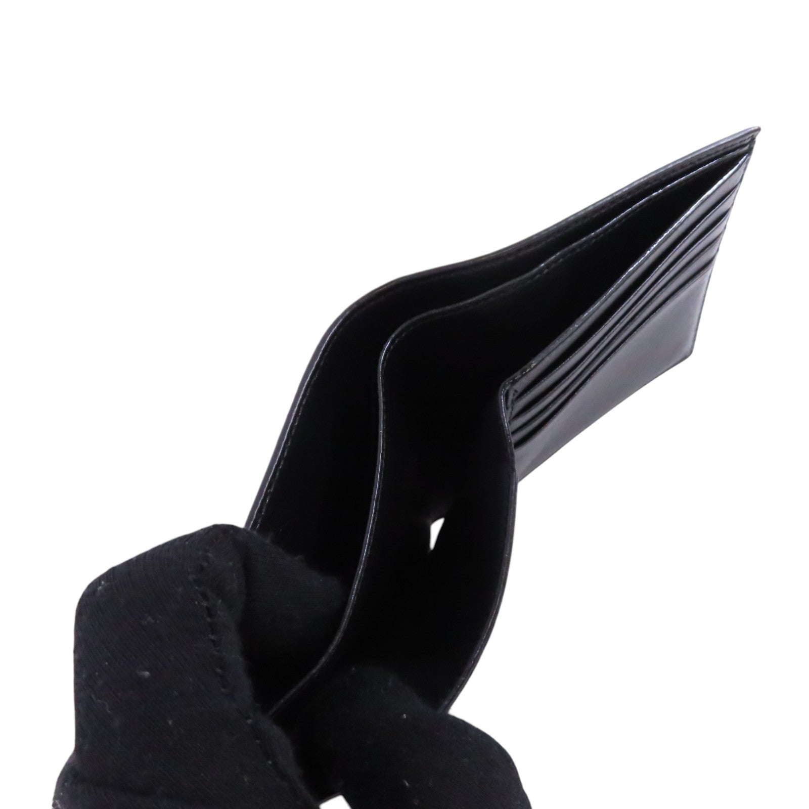 BALENCIAGA 牛皮皮革Cash Square Folded Wallet短錢包黑色