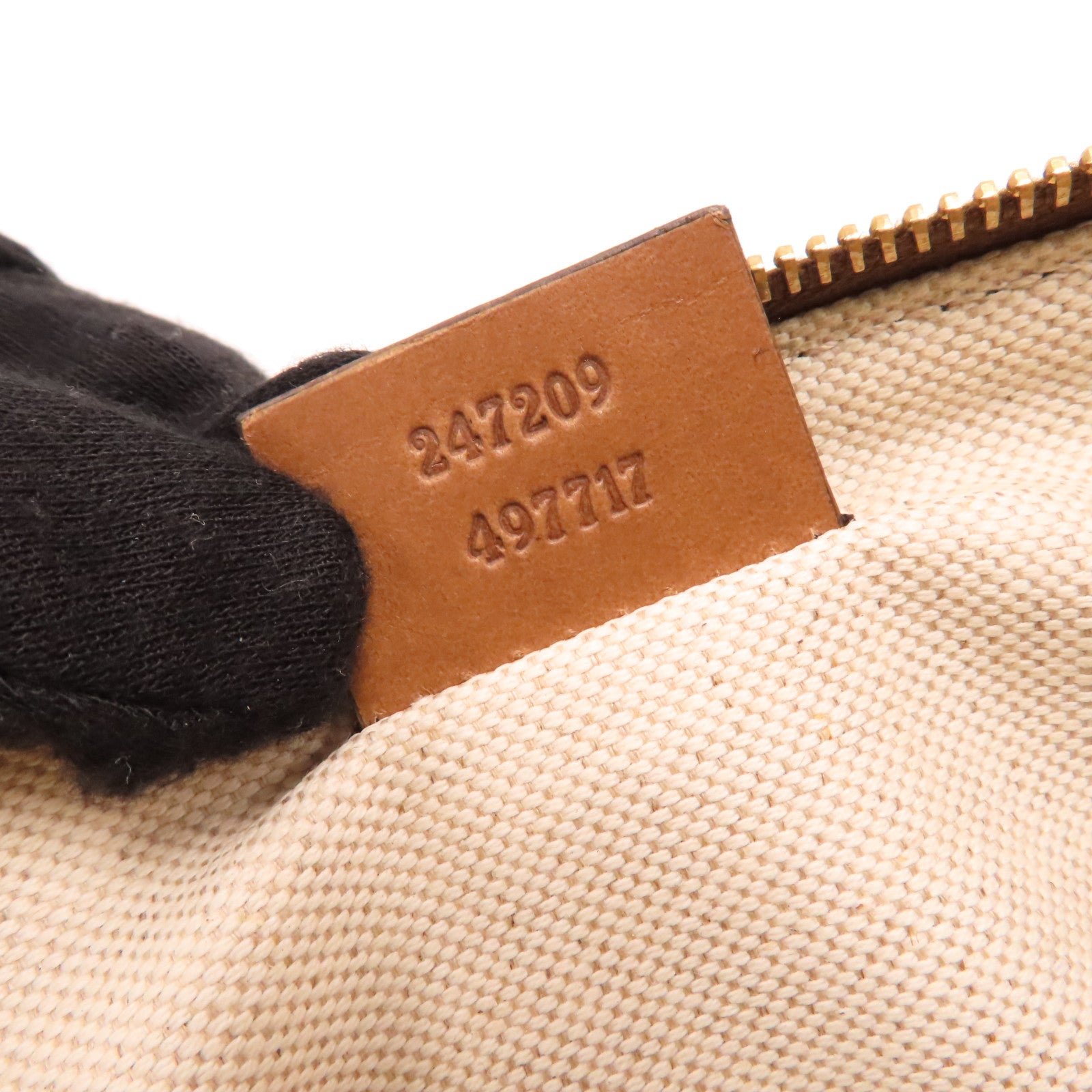 GUCCI 帆布Tote Bag金扣手挽袋啡色