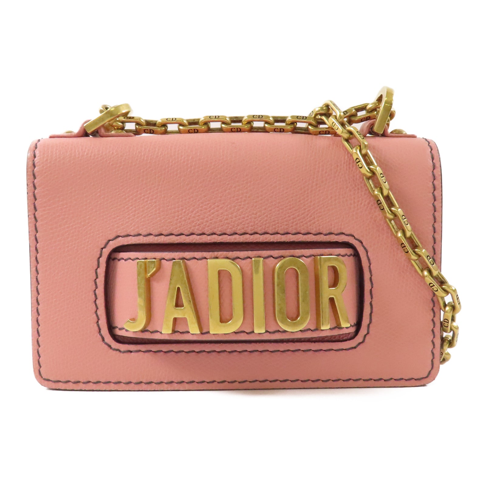 Dior 牛皮皮革J'adore WOC金扣肩背袋