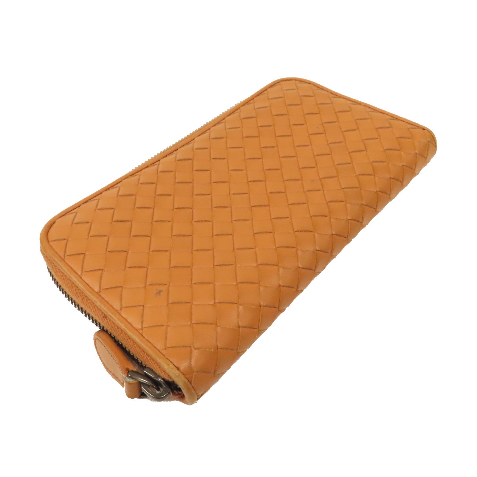 BOTTEGA VENETA 【激減優惠】織紋皮革Long Wallet長錢包啡色