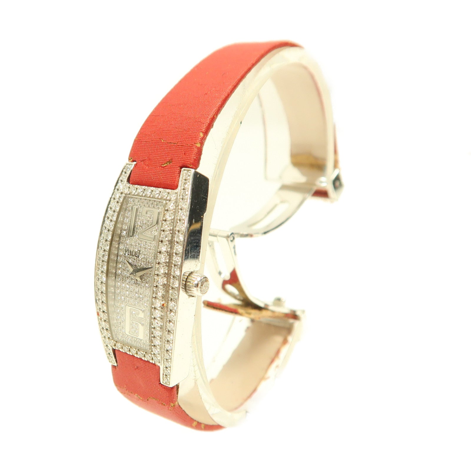 PIAGET Limelight 18K白金手錶石英機芯銀色