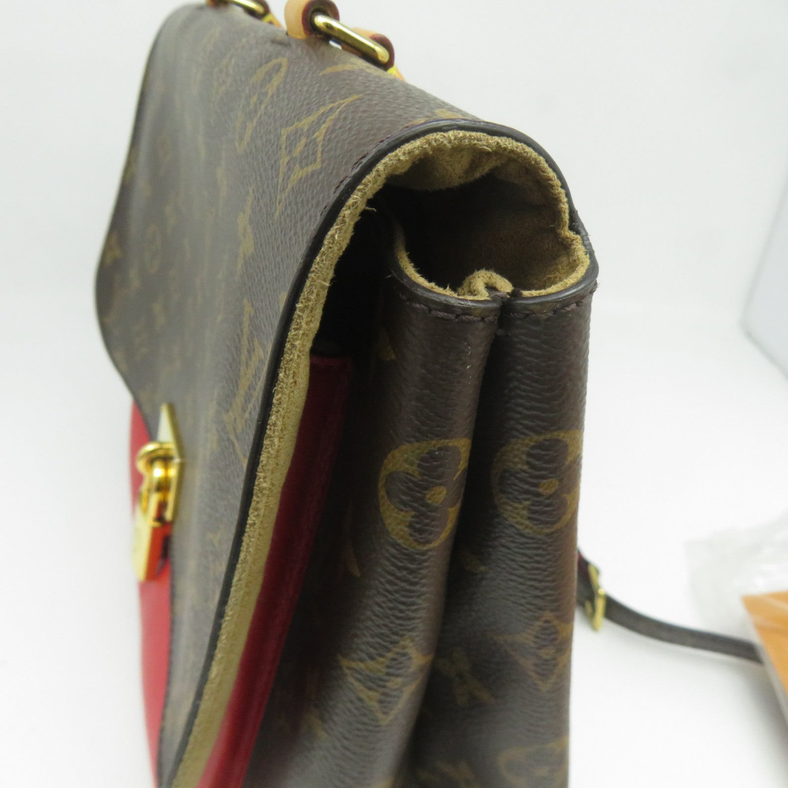 LOUIS VUITTON 【激減優惠】Monogram Marignan金扣手挽肩背兩用袋棕色
