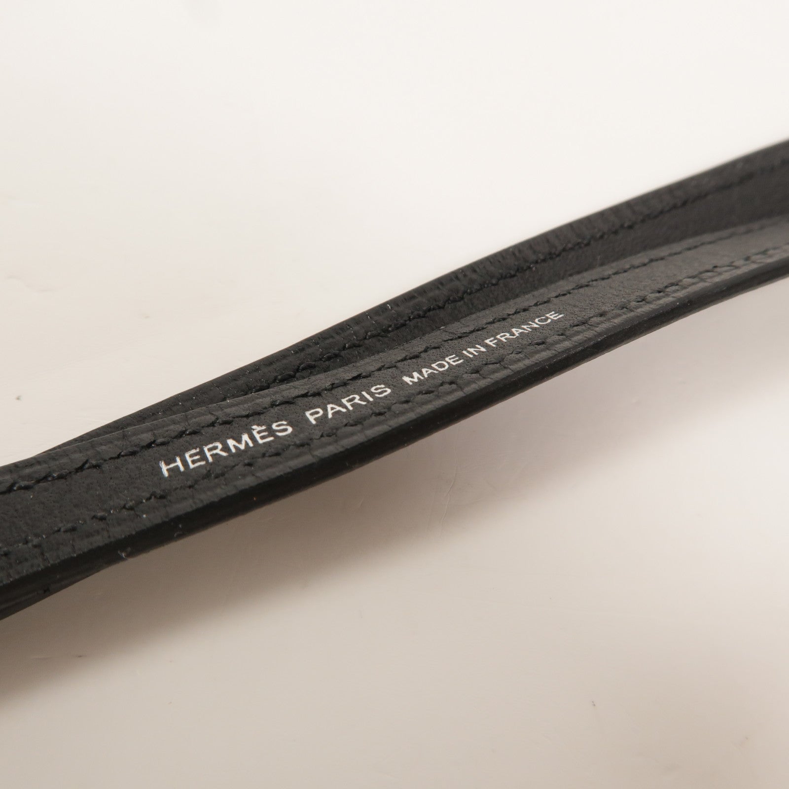 HERMES Swift皮革Neck Strap GM頸帶Noir