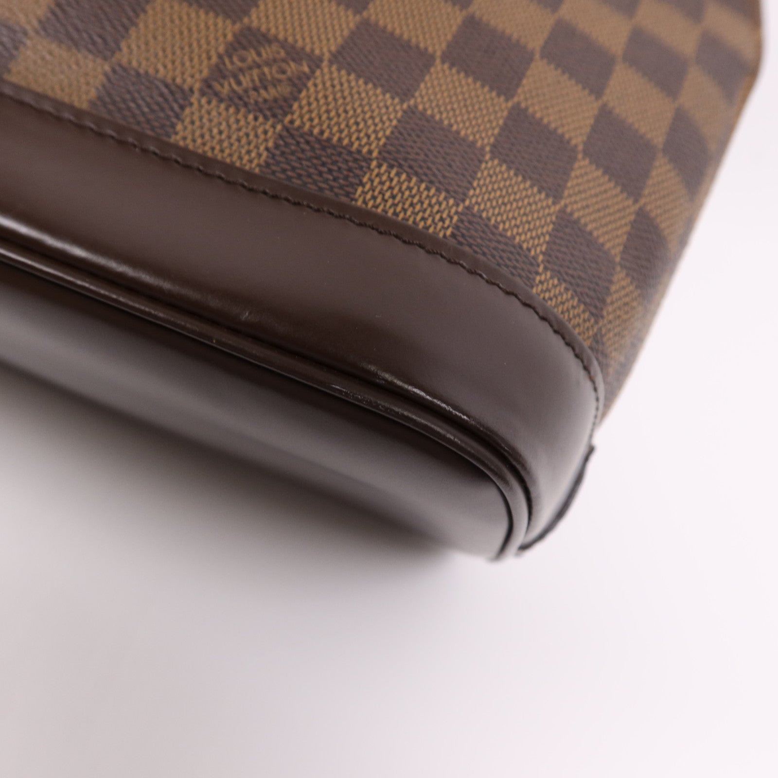 LOUIS VUITTON Damier Alma金扣手挽袋